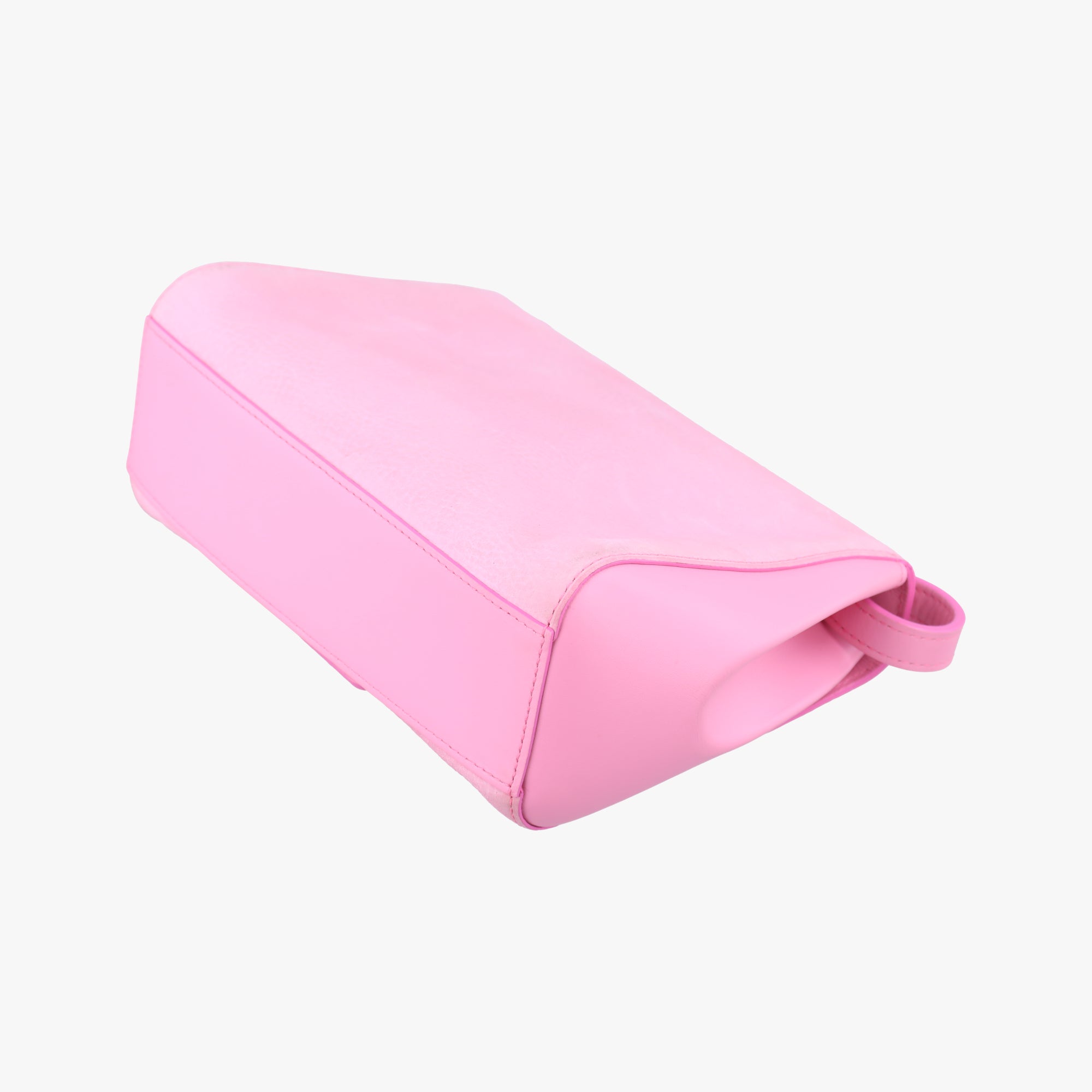 Secondhand Delvaux Simplissime City Mini Pink Suede×leather  shoulderbag | stylenewstar