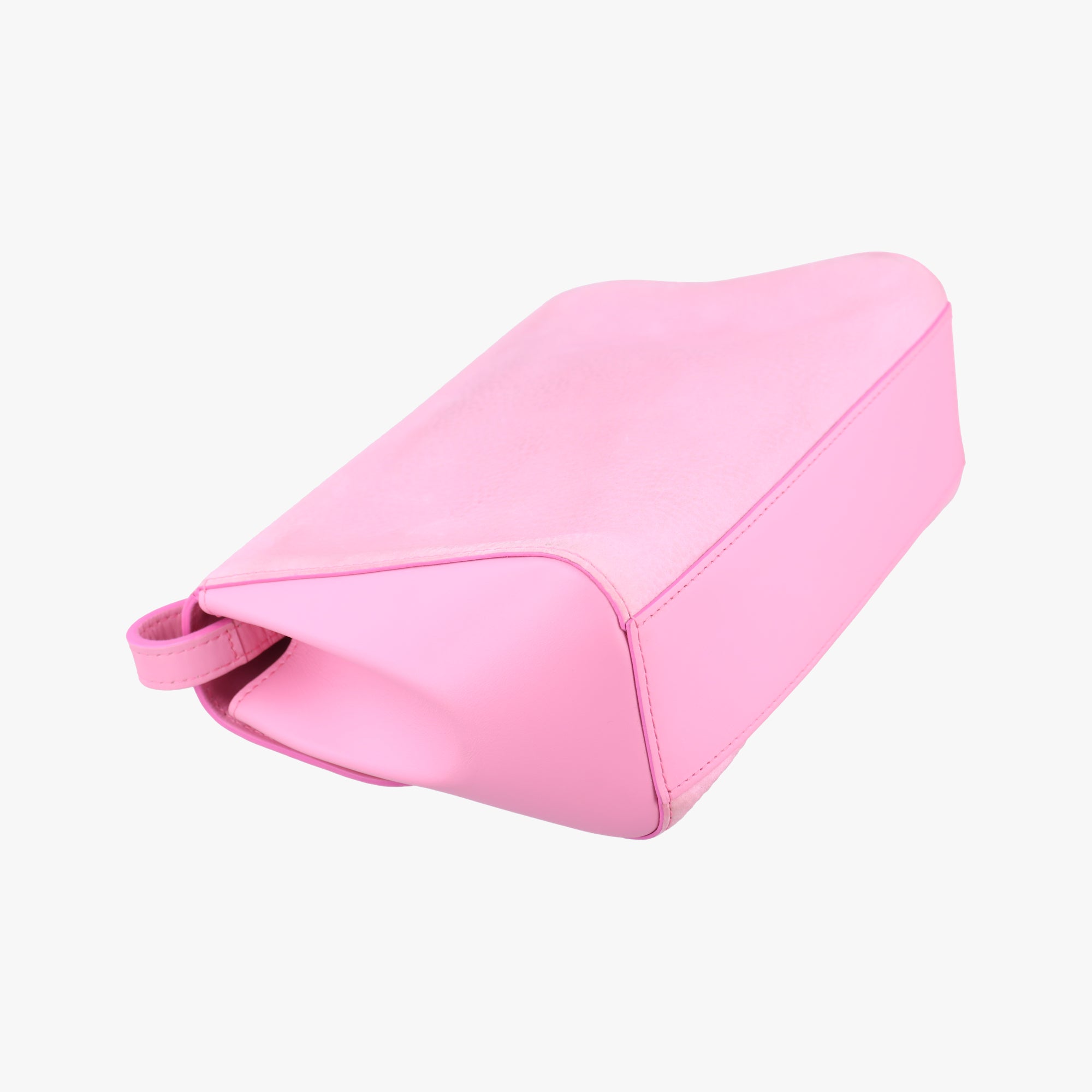 Secondhand Delvaux Simplissime City Mini Pink Suede×leather  shoulderbag | stylenewstar
