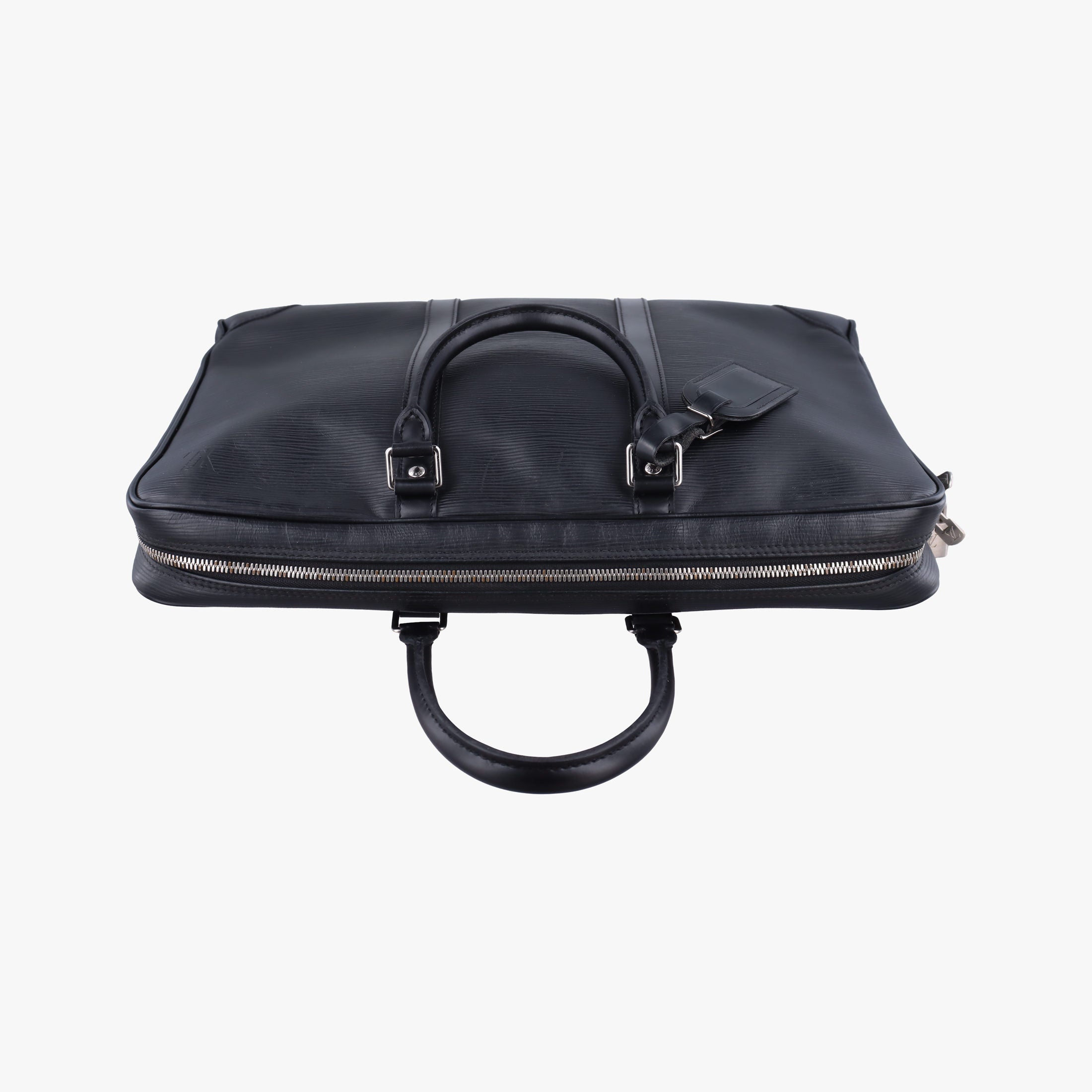 Pre-owned Louis Vuitton Porto Document Voyage Black Epi M59162 handbag | stylenewstar