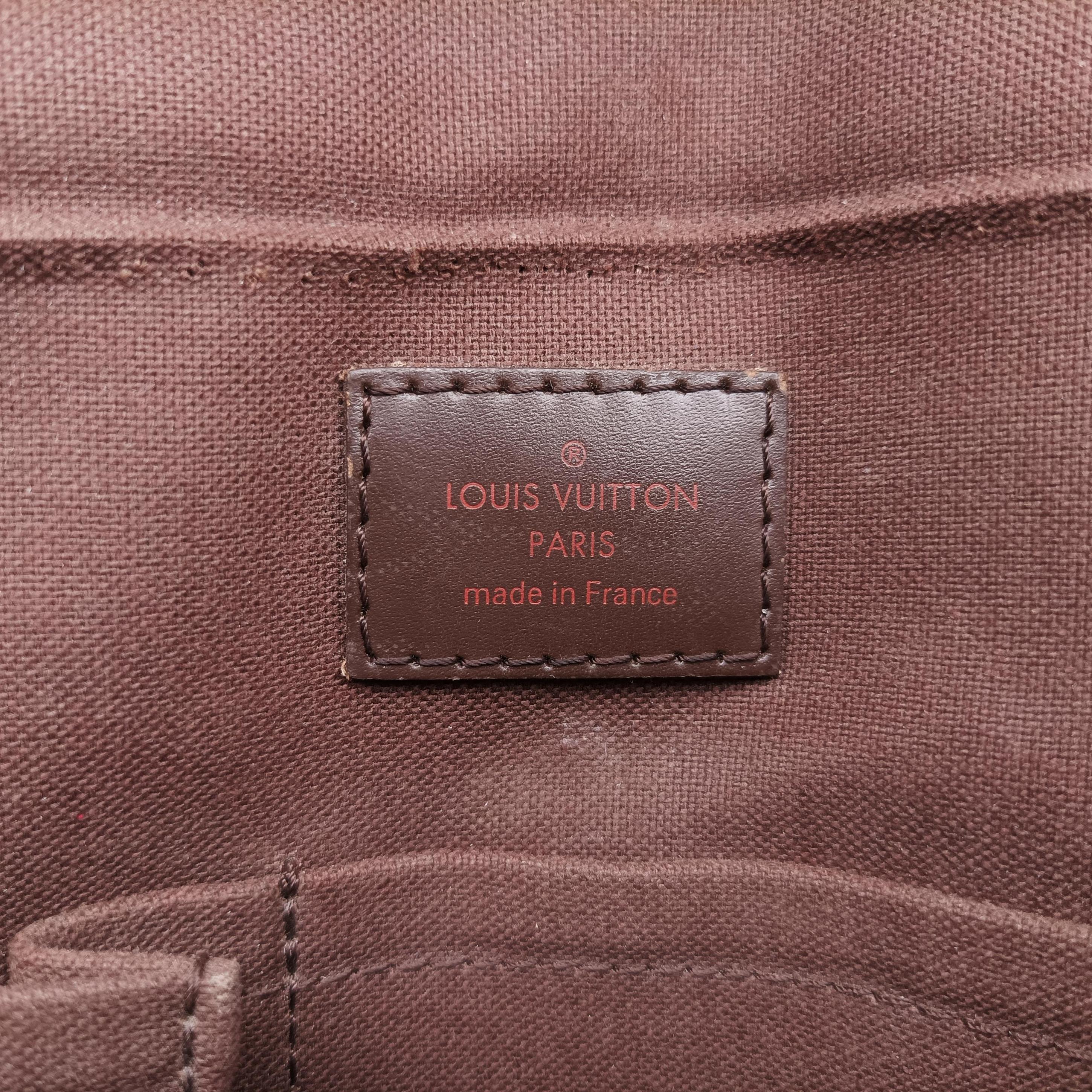 Pre-owned Louis Vuitton BROOKLYN PM EBENE Damier Canvas N51210 shoulderbag | stylenewstar