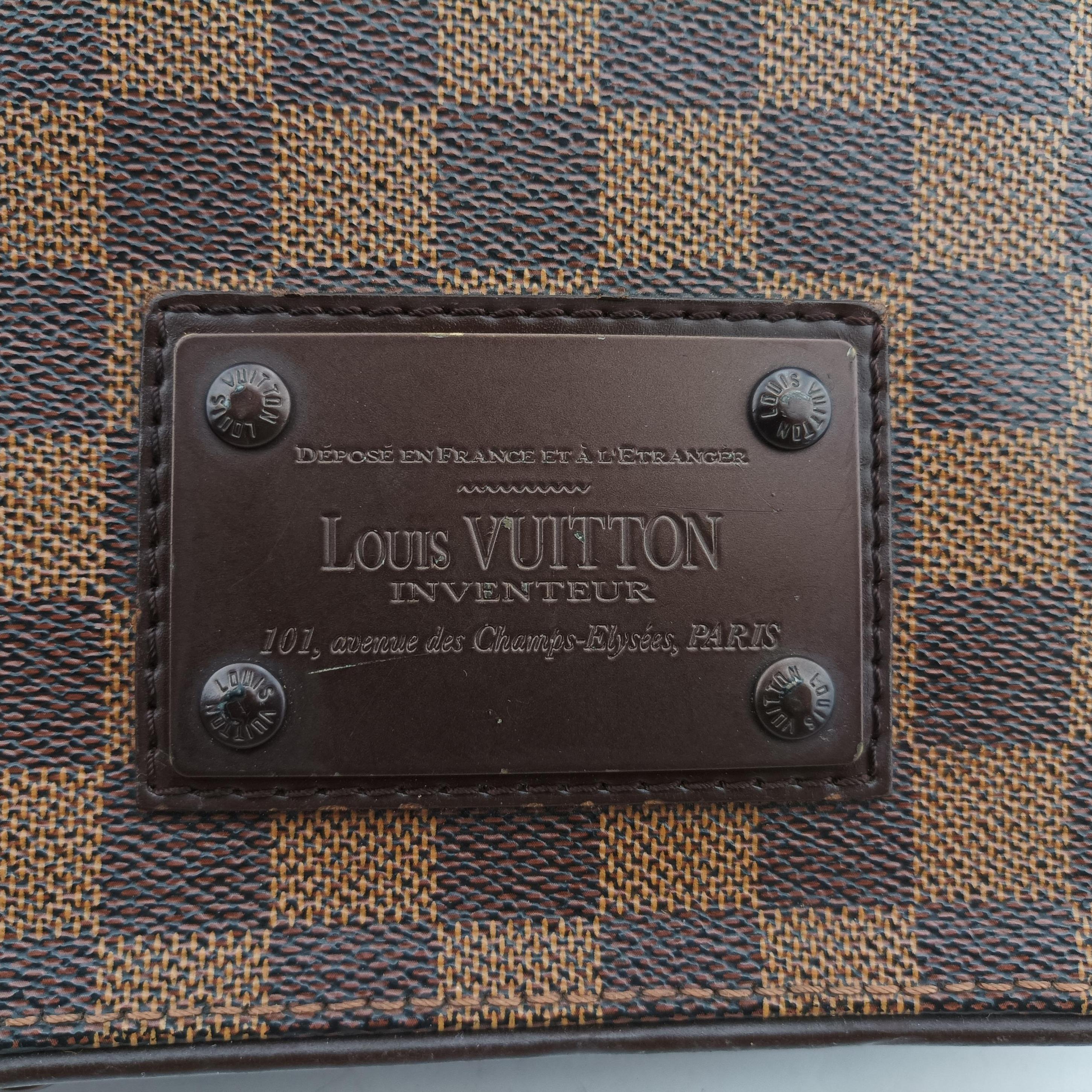 Pre-owned Louis Vuitton BROOKLYN PM EBENE Damier Canvas N51210 shoulderbag | stylenewstar