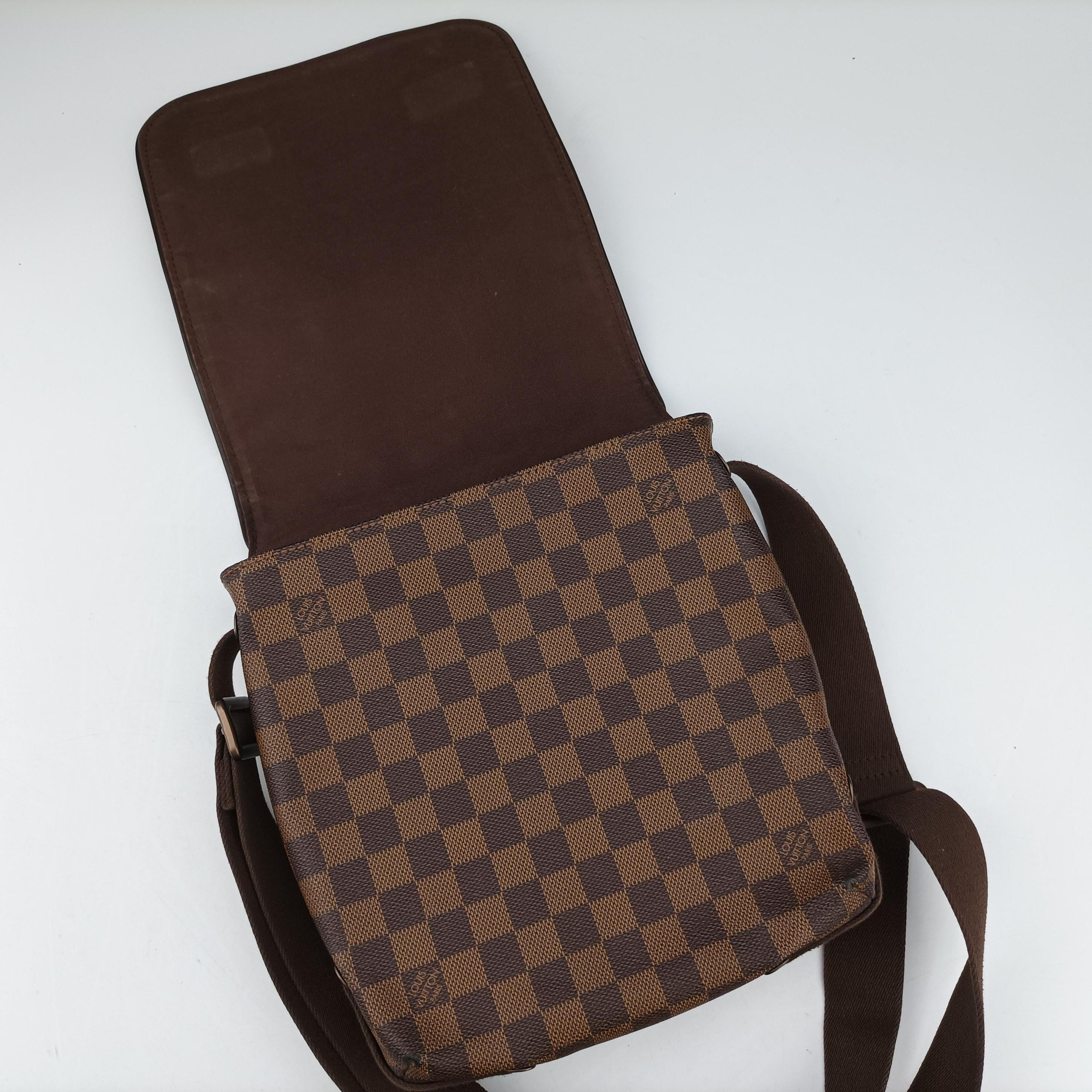 Pre-owned Louis Vuitton BROOKLYN PM EBENE Damier Canvas N51210 shoulderbag | stylenewstar