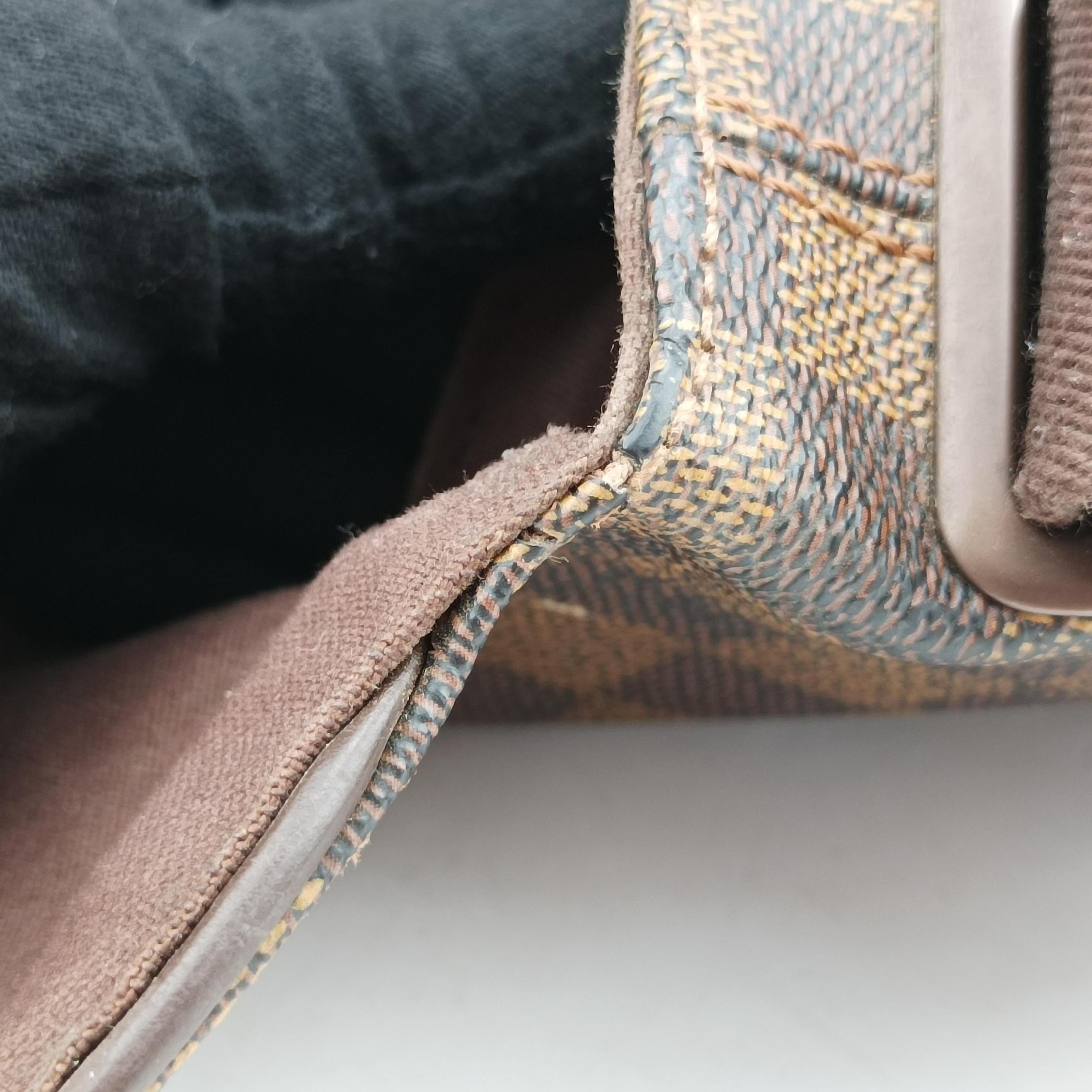 Pre-owned Louis Vuitton BROOKLYN PM EBENE Damier Canvas N51210 shoulderbag | stylenewstar