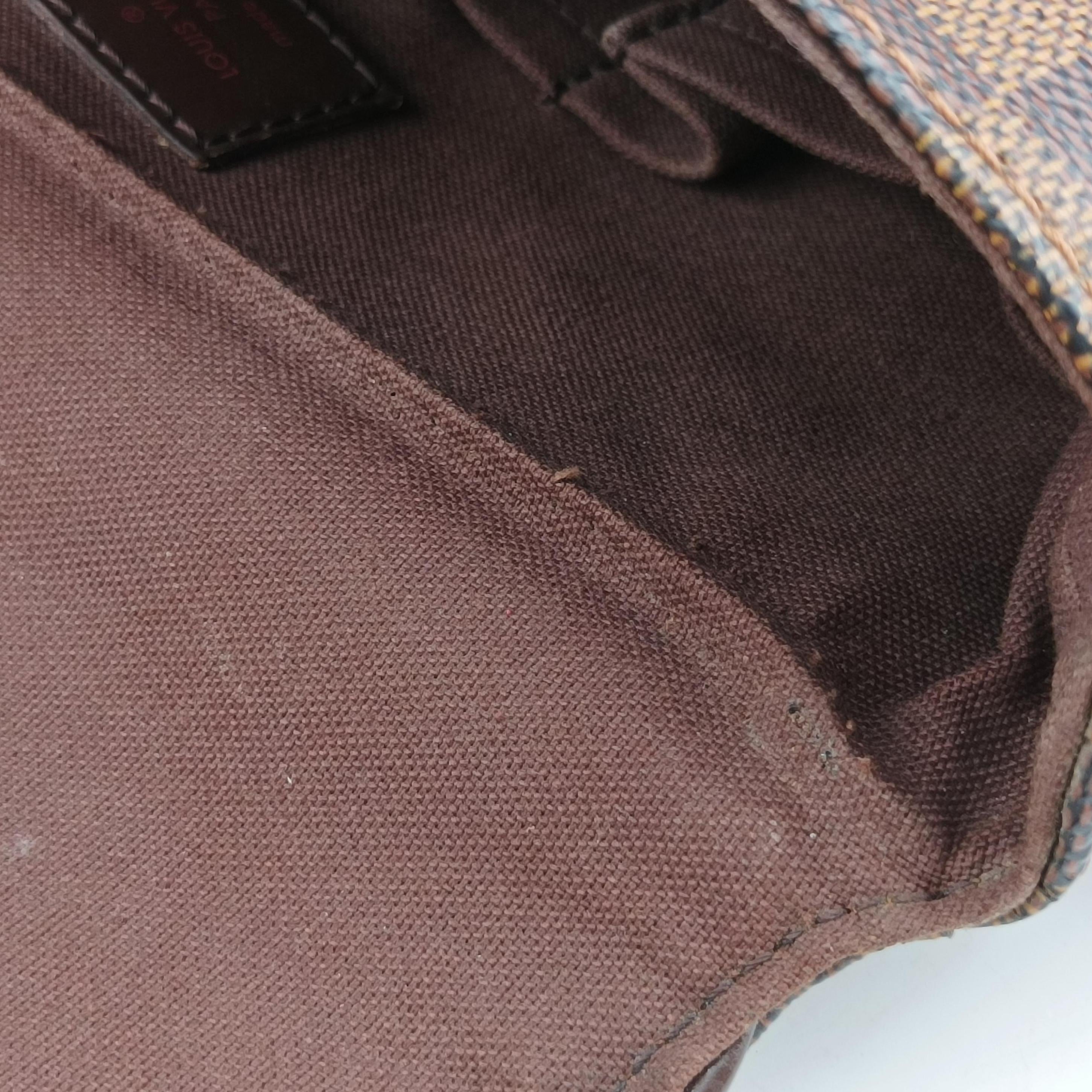Pre-owned Louis Vuitton BROOKLYN PM EBENE Damier Canvas N51210 shoulderbag | stylenewstar