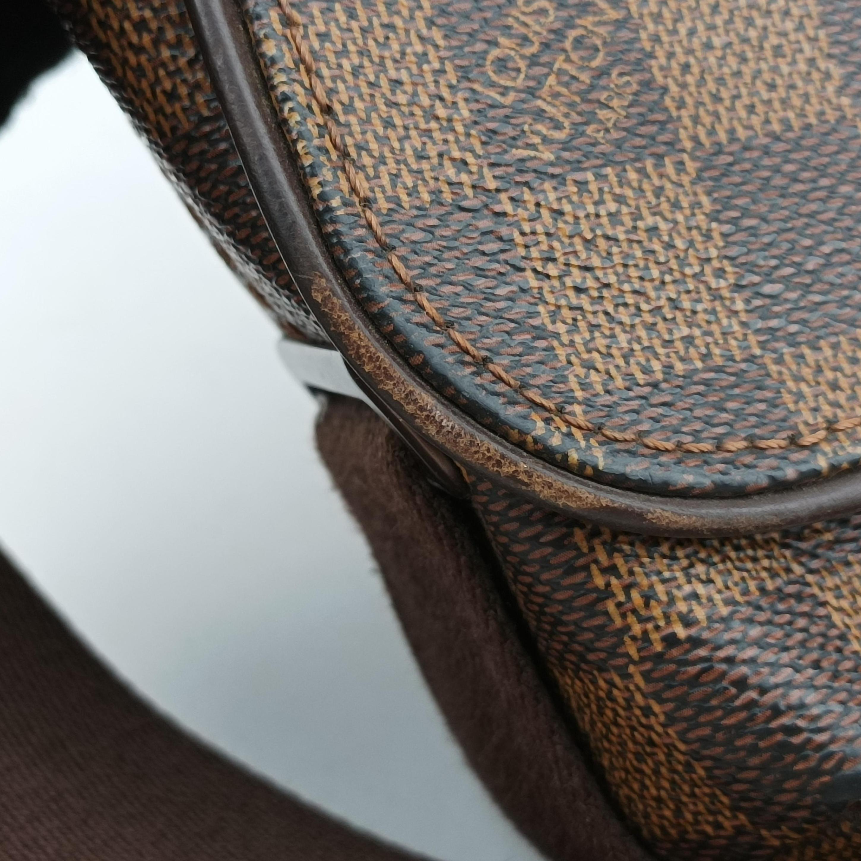 Pre-owned Louis Vuitton BROOKLYN PM EBENE Damier Canvas N51210 shoulderbag | stylenewstar