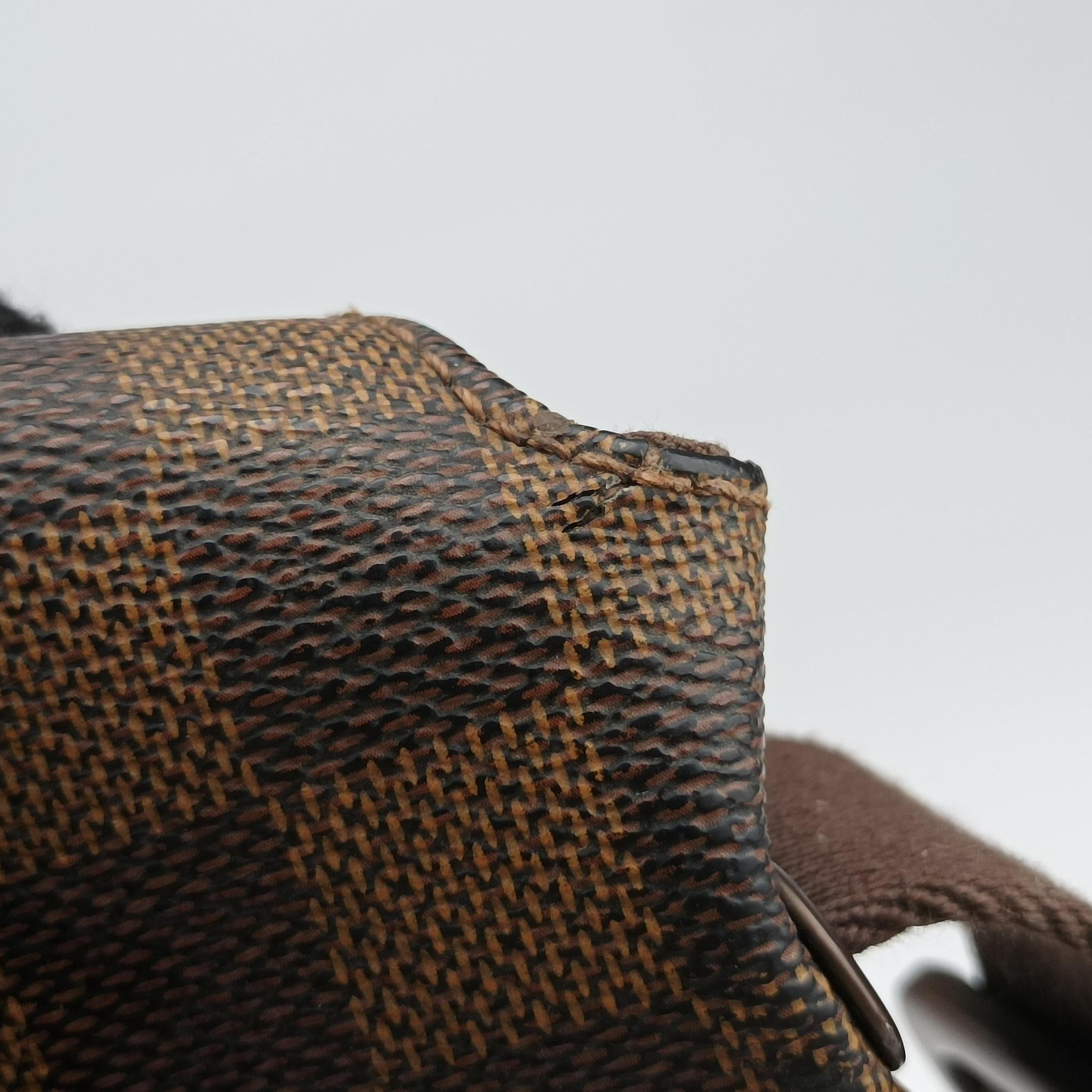 Pre-owned Louis Vuitton BROOKLYN PM EBENE Damier Canvas N51210 shoulderbag | stylenewstar