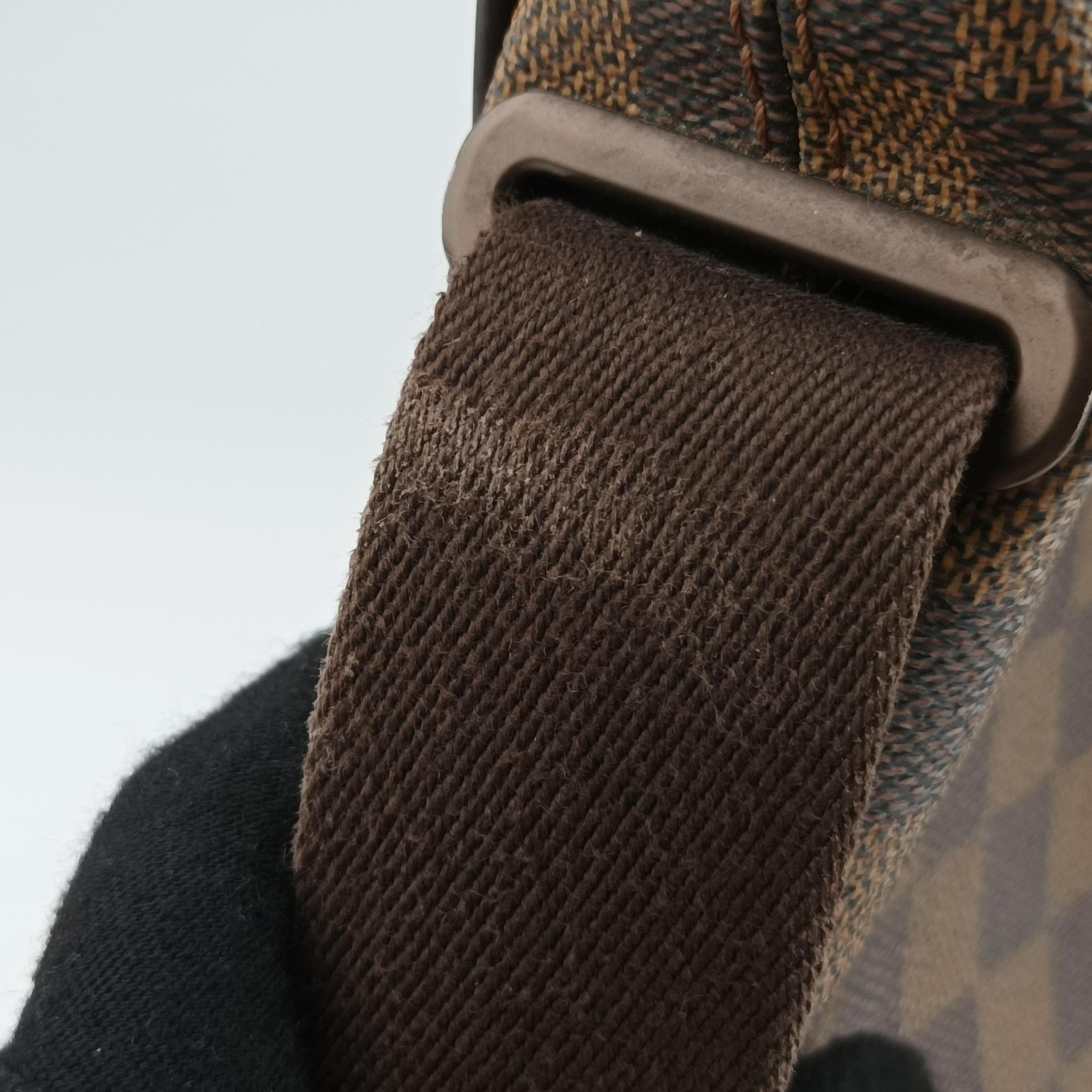 Pre-owned Louis Vuitton BROOKLYN PM EBENE Damier Canvas N51210 shoulderbag | stylenewstar