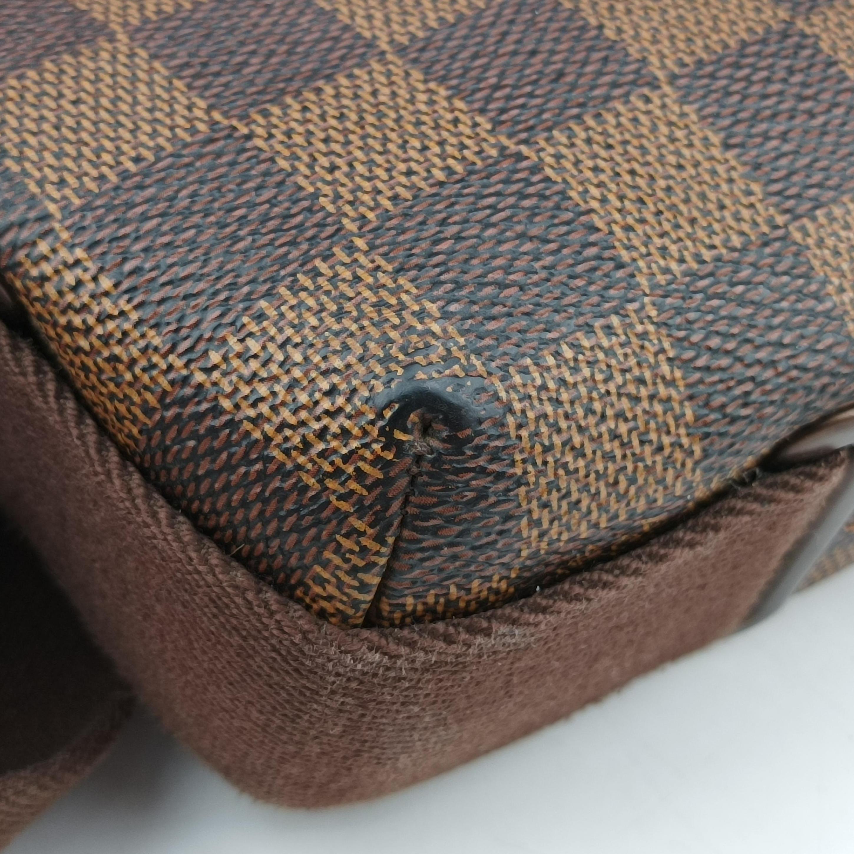 Pre-owned Louis Vuitton BROOKLYN PM EBENE Damier Canvas N51210 shoulderbag | stylenewstar