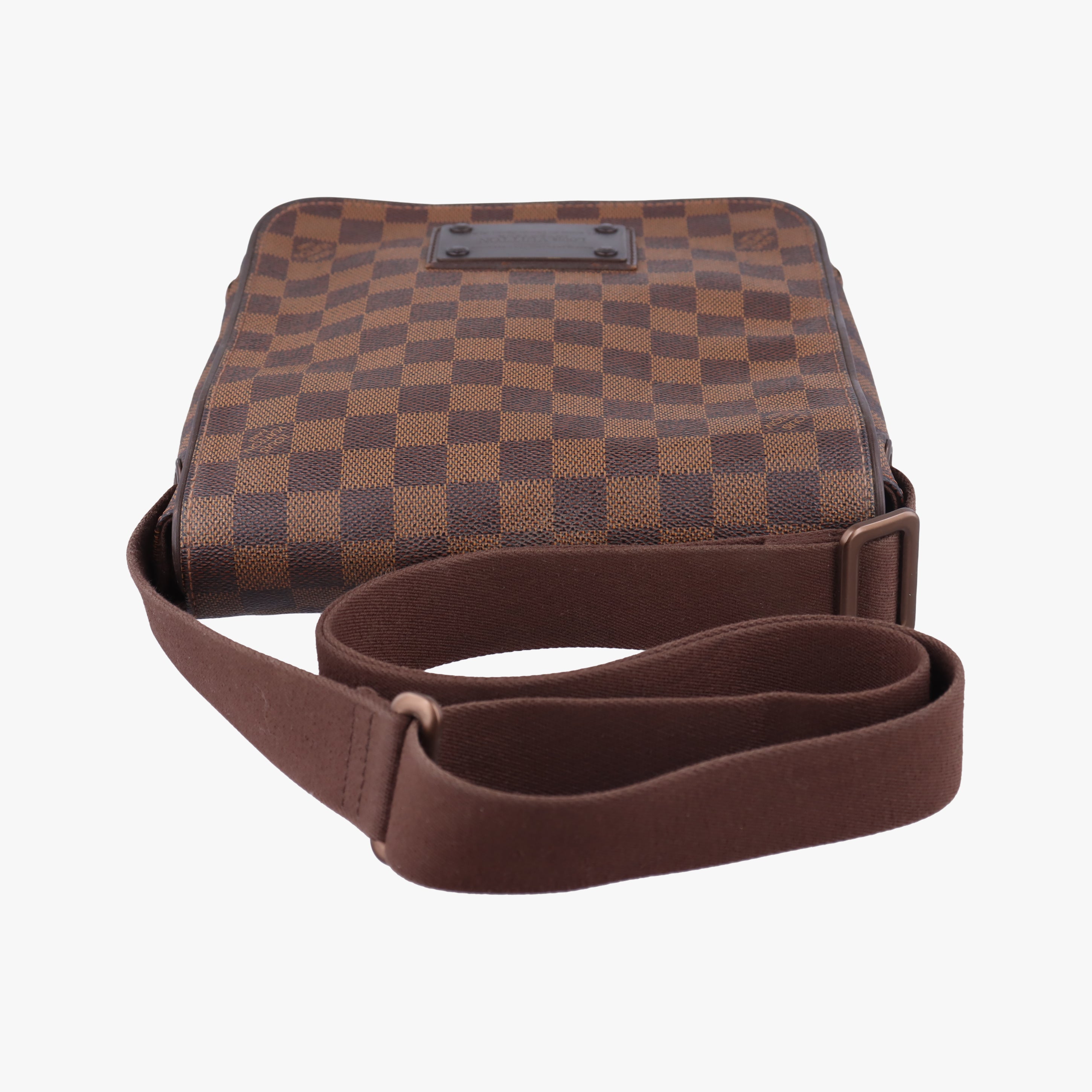 Pre-owned Louis Vuitton BROOKLYN PM EBENE Damier Canvas N51210 shoulderbag | stylenewstar