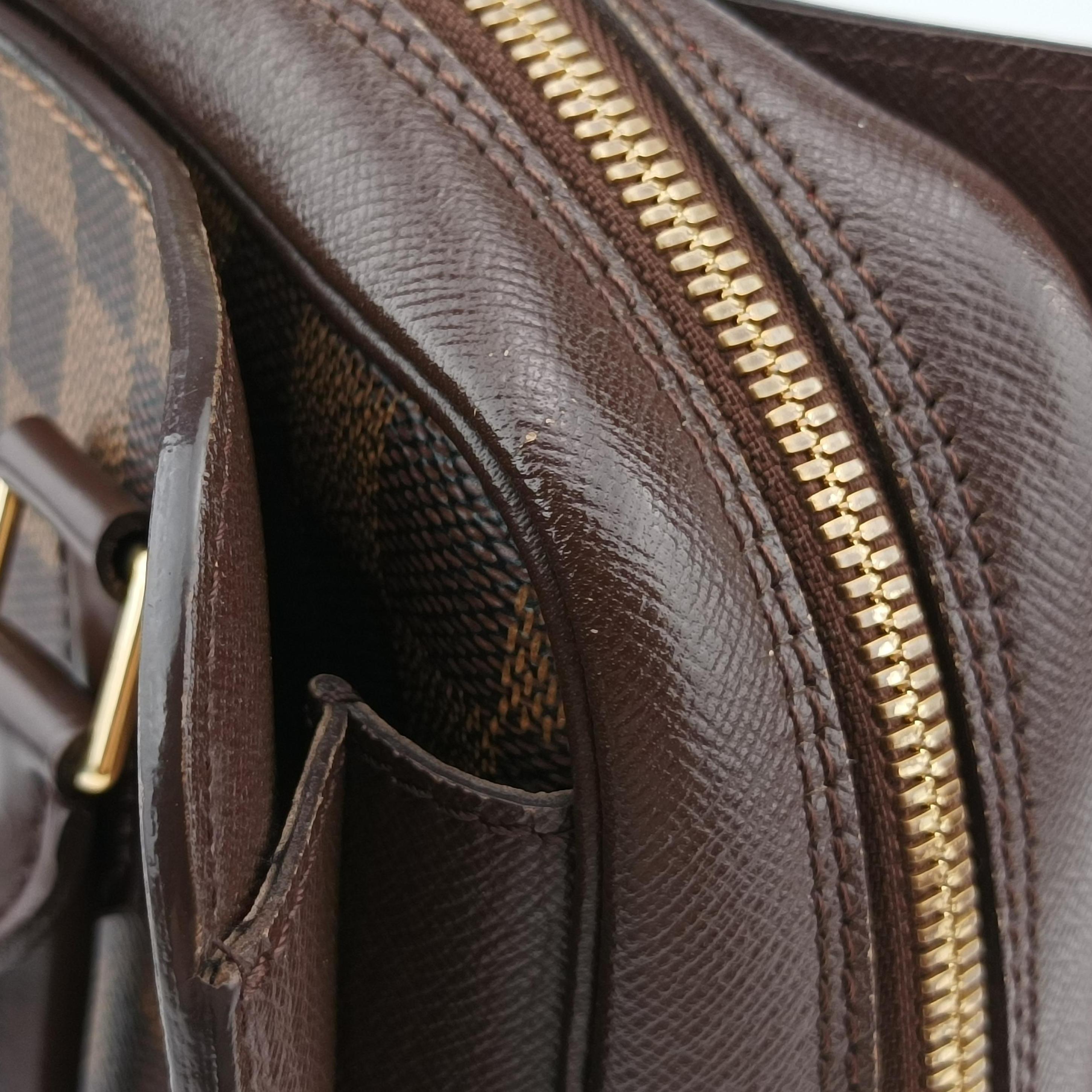 Pre-owned Louis Vuitton Triana EBENE Damier Canvas N51155 handbag | stylenewstar