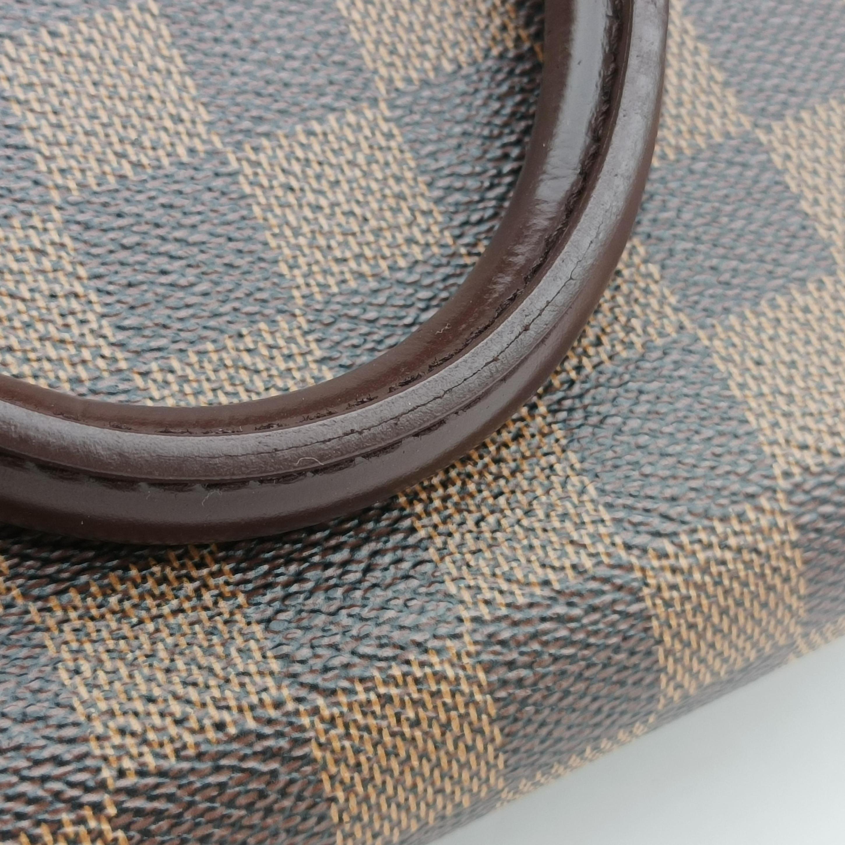 Pre-owned Louis Vuitton Triana EBENE Damier Canvas N51155 handbag | stylenewstar