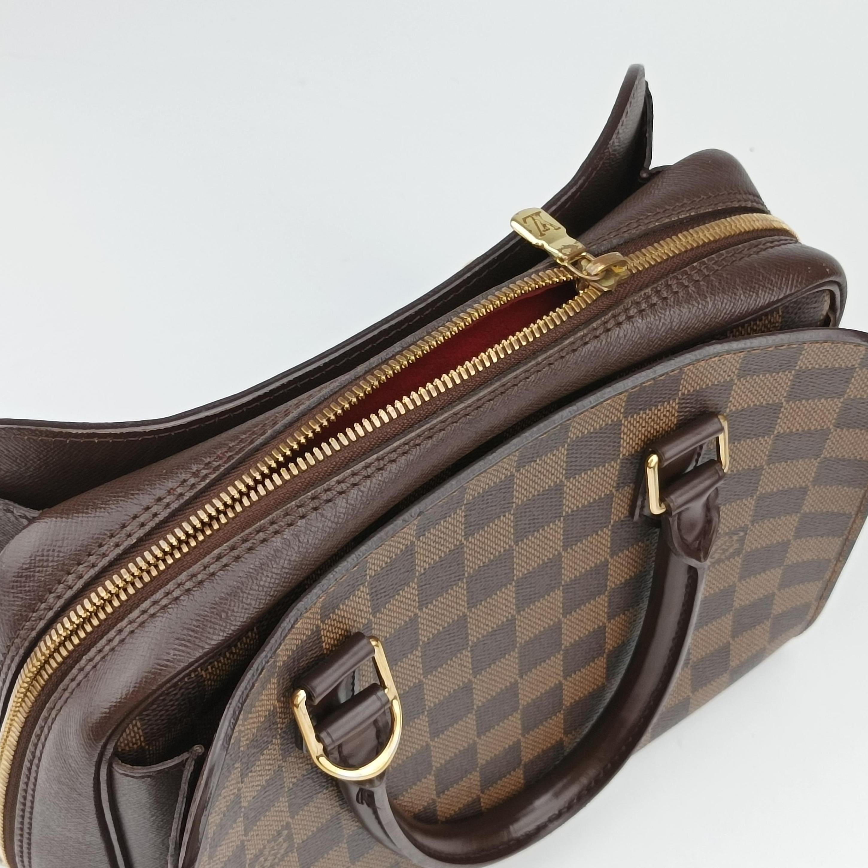 Pre-owned Louis Vuitton Triana EBENE Damier Canvas N51155 handbag | stylenewstar