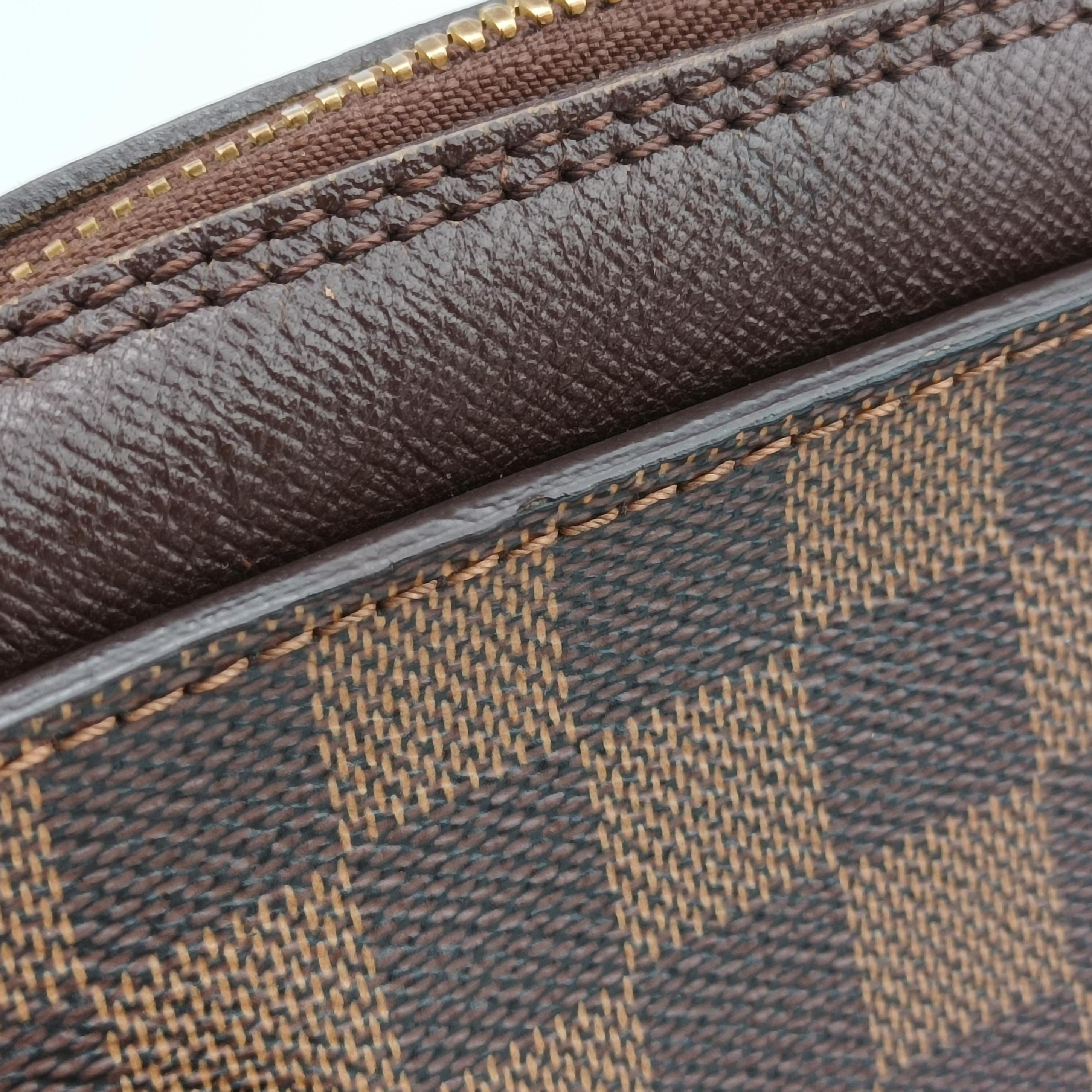 Pre-owned Louis Vuitton Triana EBENE Damier Canvas N51155 handbag | stylenewstar