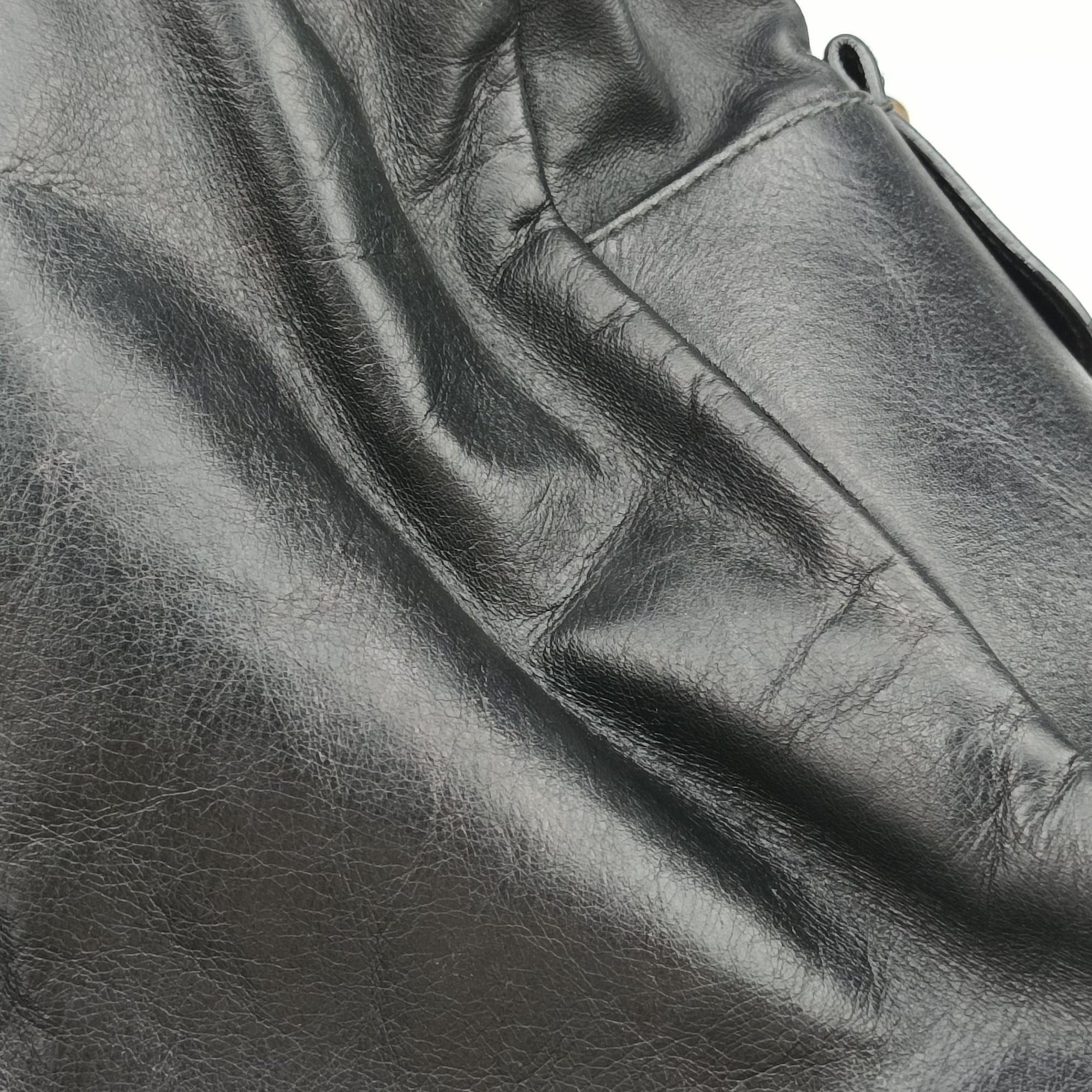 Vintage Dolce & Gabbana Mindy Black Leather  handbag | stylenewstar