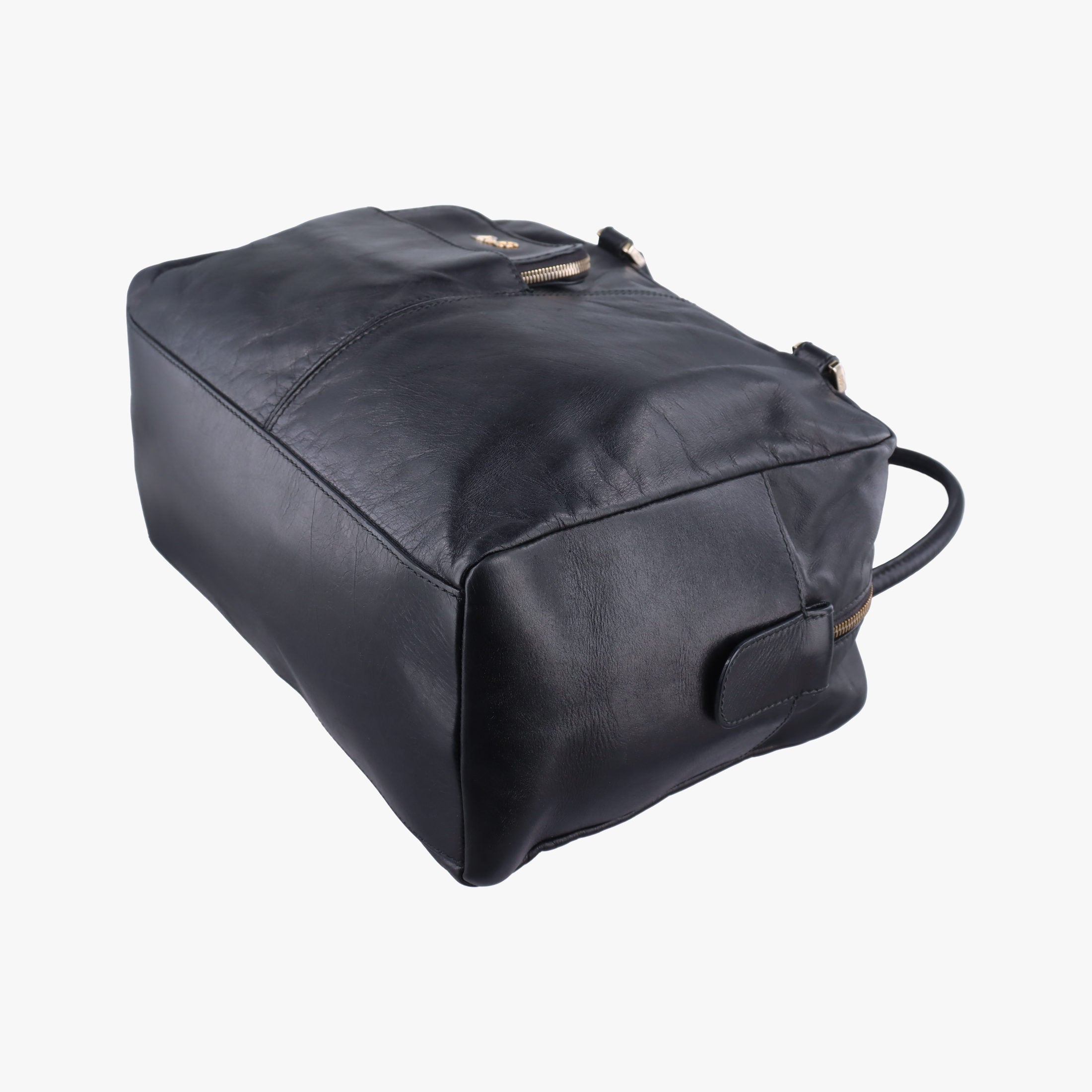 Vintage Dolce & Gabbana Mindy Black Leather  handbag | stylenewstar