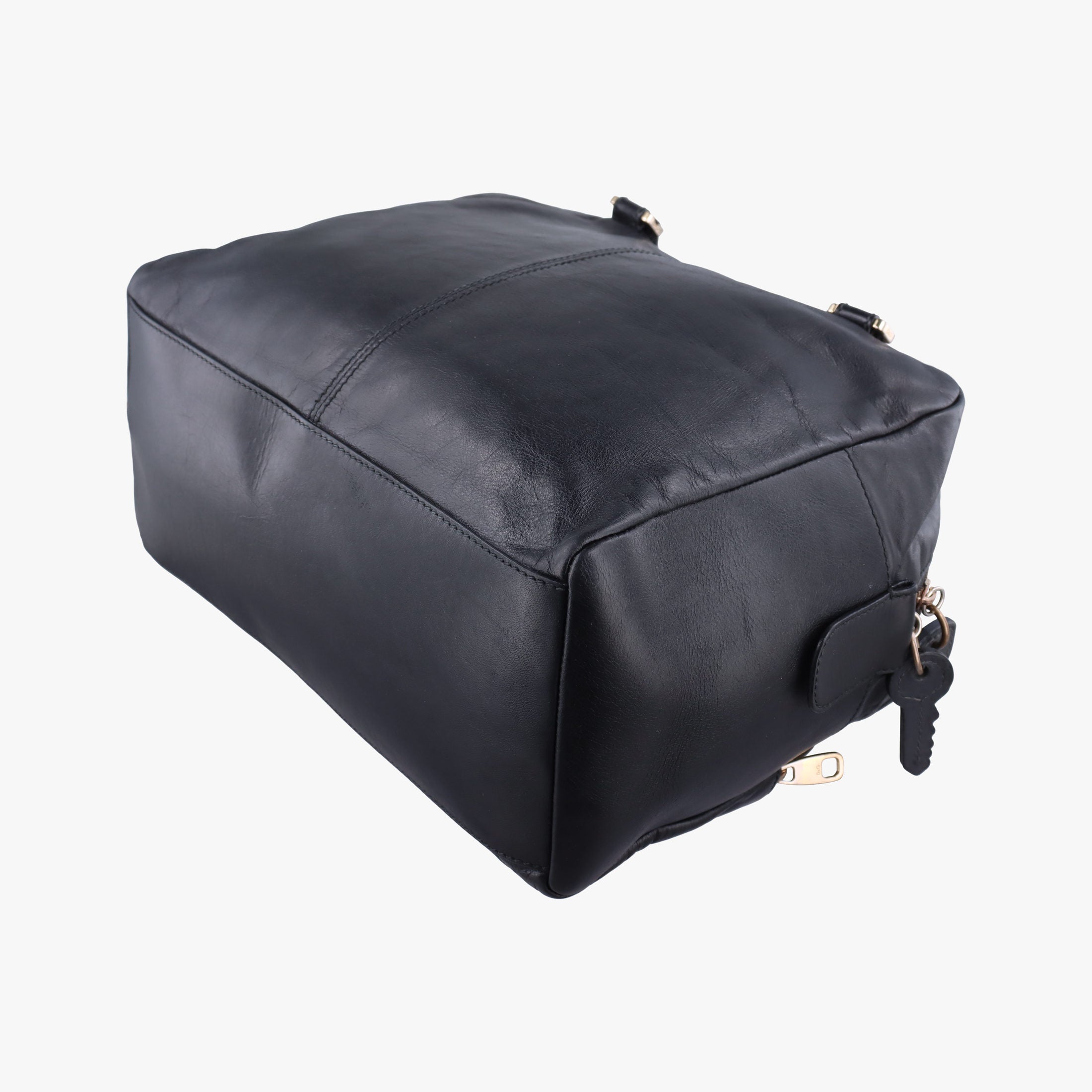 Vintage Dolce & Gabbana Mindy Black Leather  handbag | stylenewstar