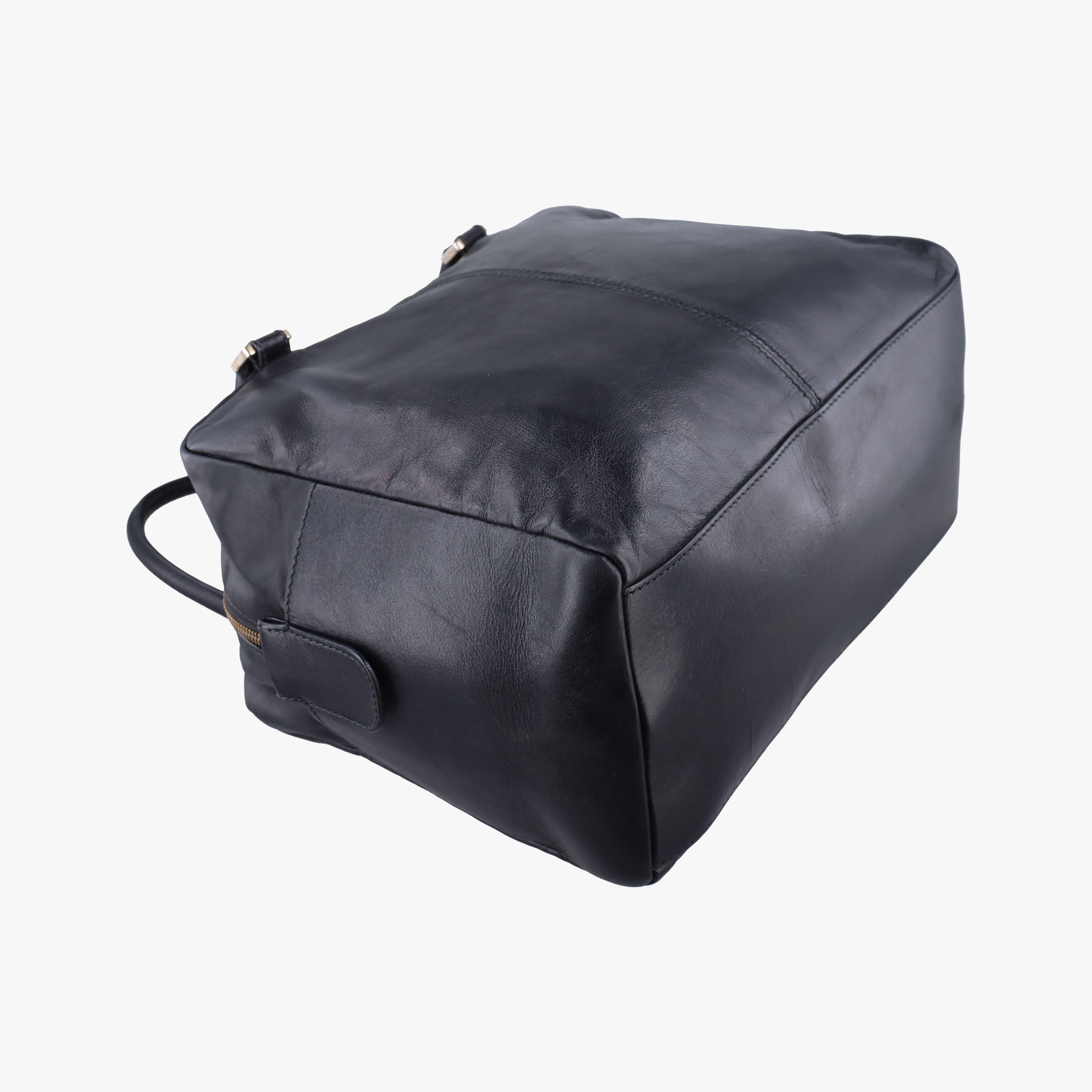 Vintage Dolce & Gabbana Mindy Black Leather  handbag | stylenewstar