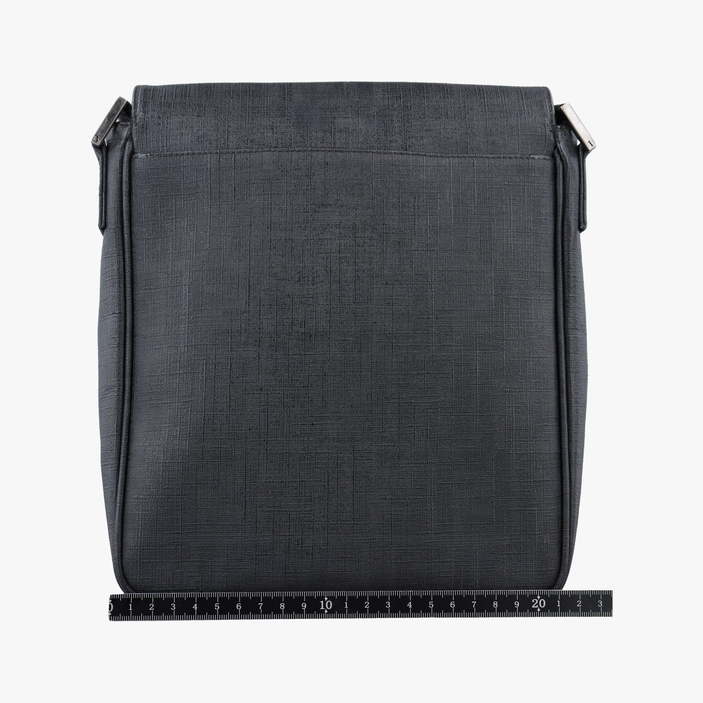 Pre-owned Fendi Zucca black PVC coated canvas 7VA215 shoulderbag | stylenewstar