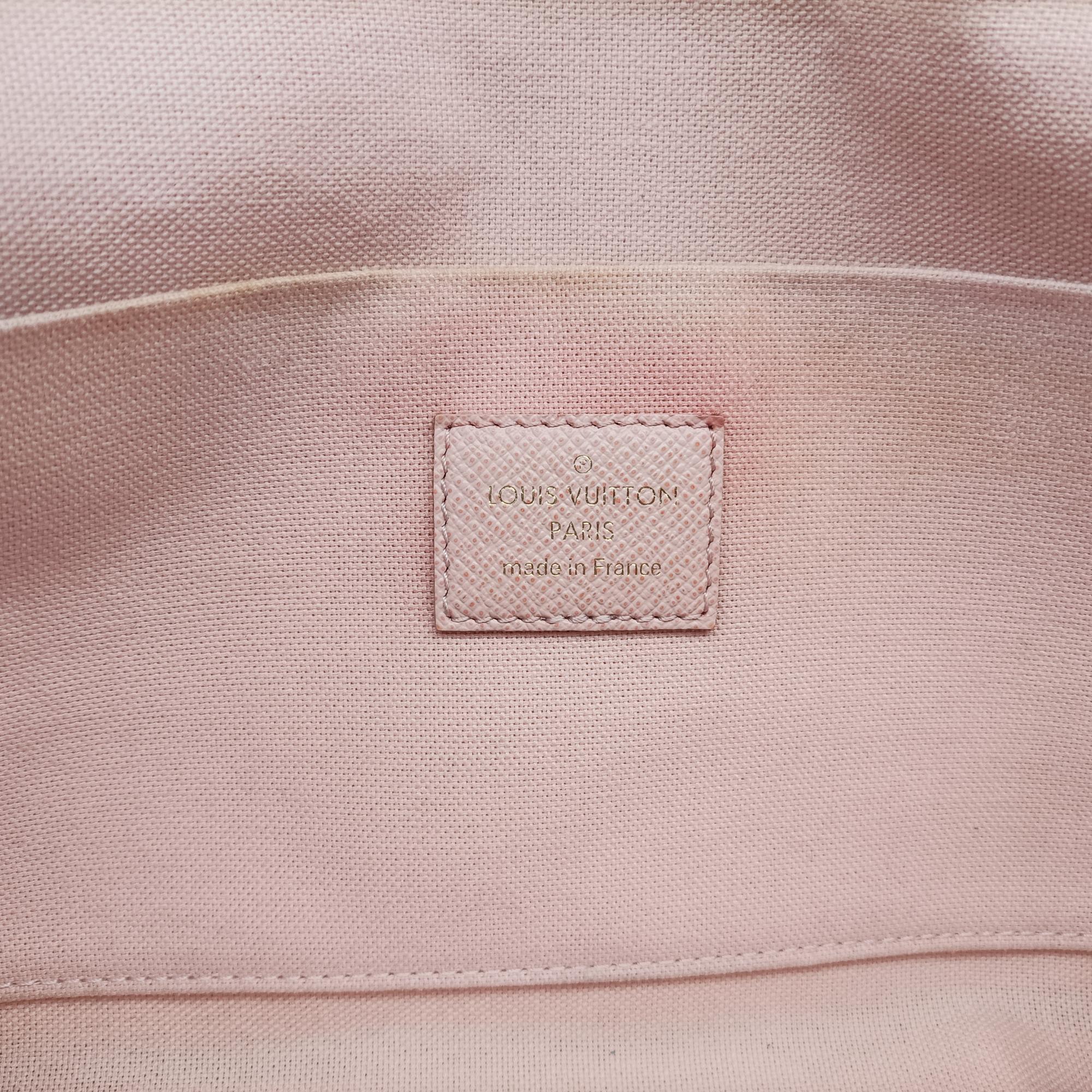 Pre-owned Louis Vuitton Pochette FeLICIE Azur Damier Canvas N63106 shoulderbag | stylenewstar