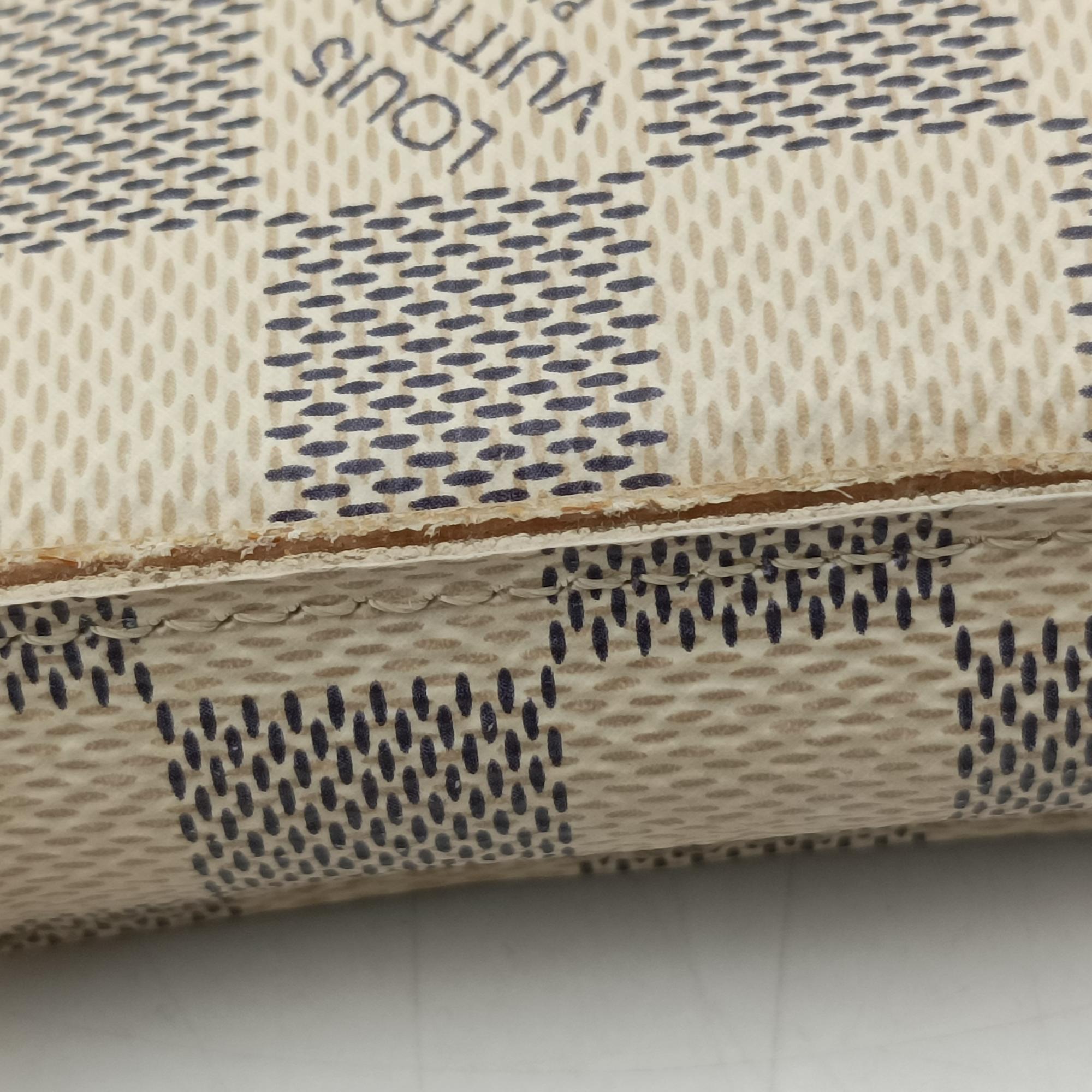 Pre-owned Louis Vuitton Pochette FeLICIE Azur Damier Canvas N63106 shoulderbag | stylenewstar