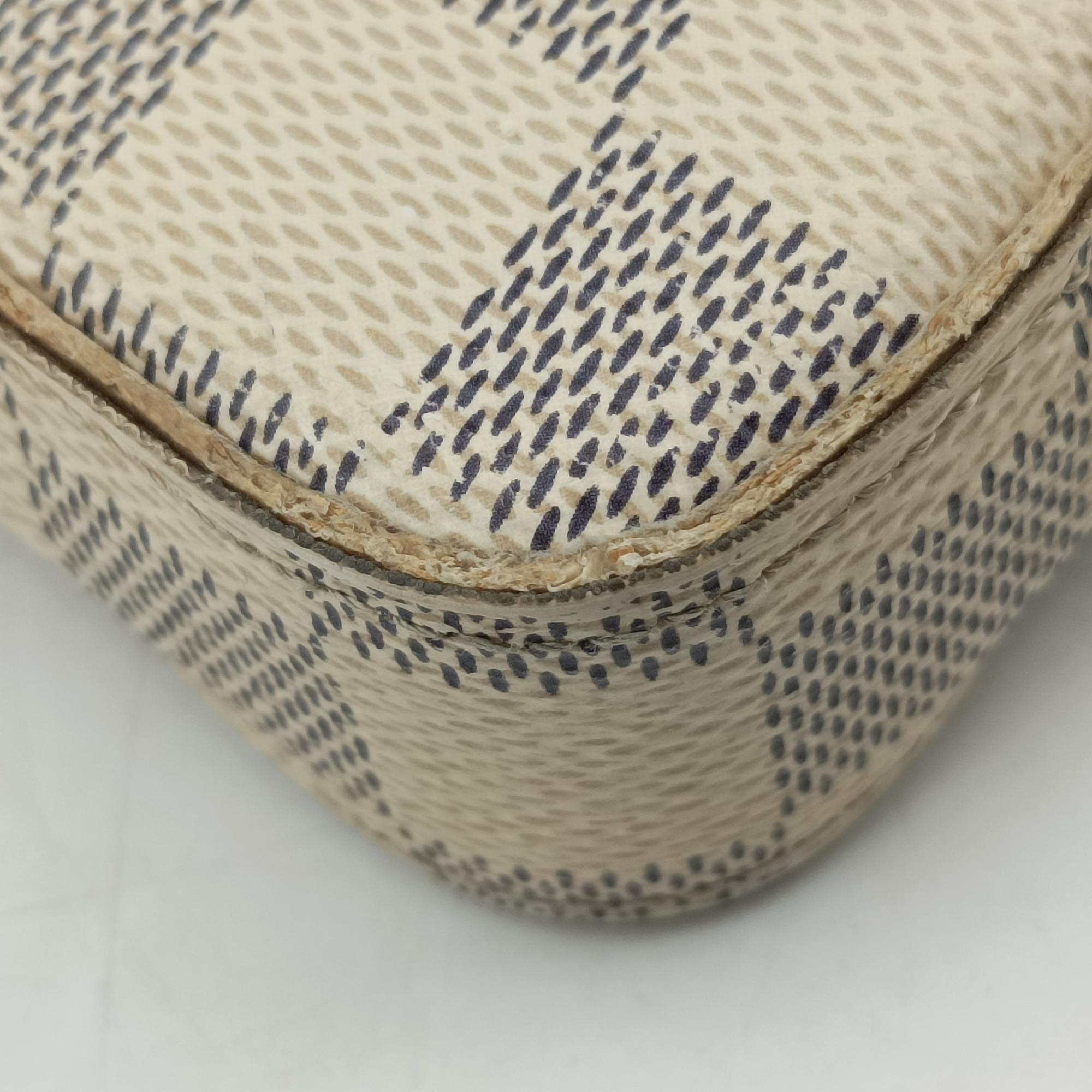 Pre-owned Louis Vuitton Pochette FeLICIE Azur Damier Canvas N63106 shoulderbag | stylenewstar