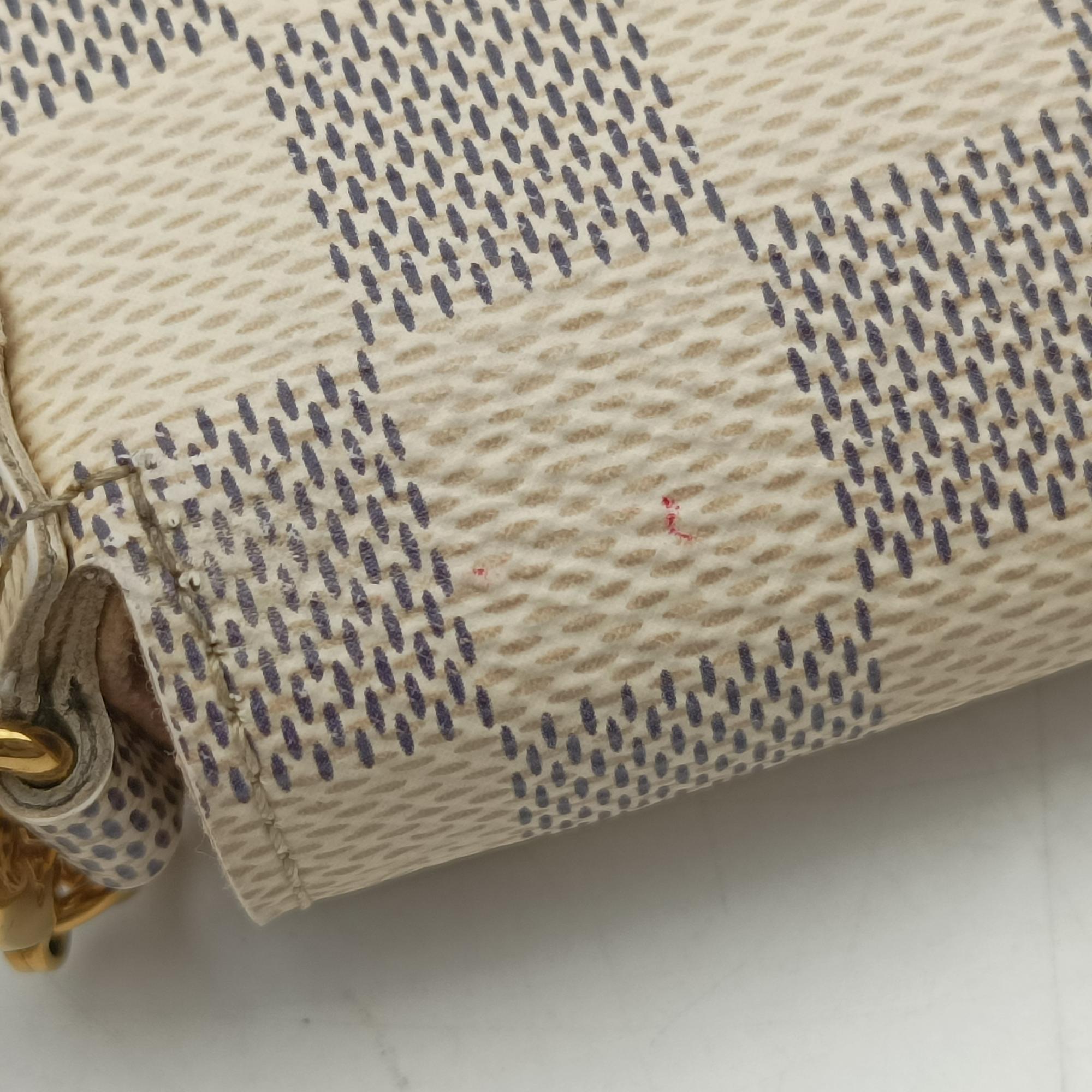 Pre-owned Louis Vuitton Pochette FeLICIE Azur Damier Canvas N63106 shoulderbag | stylenewstar
