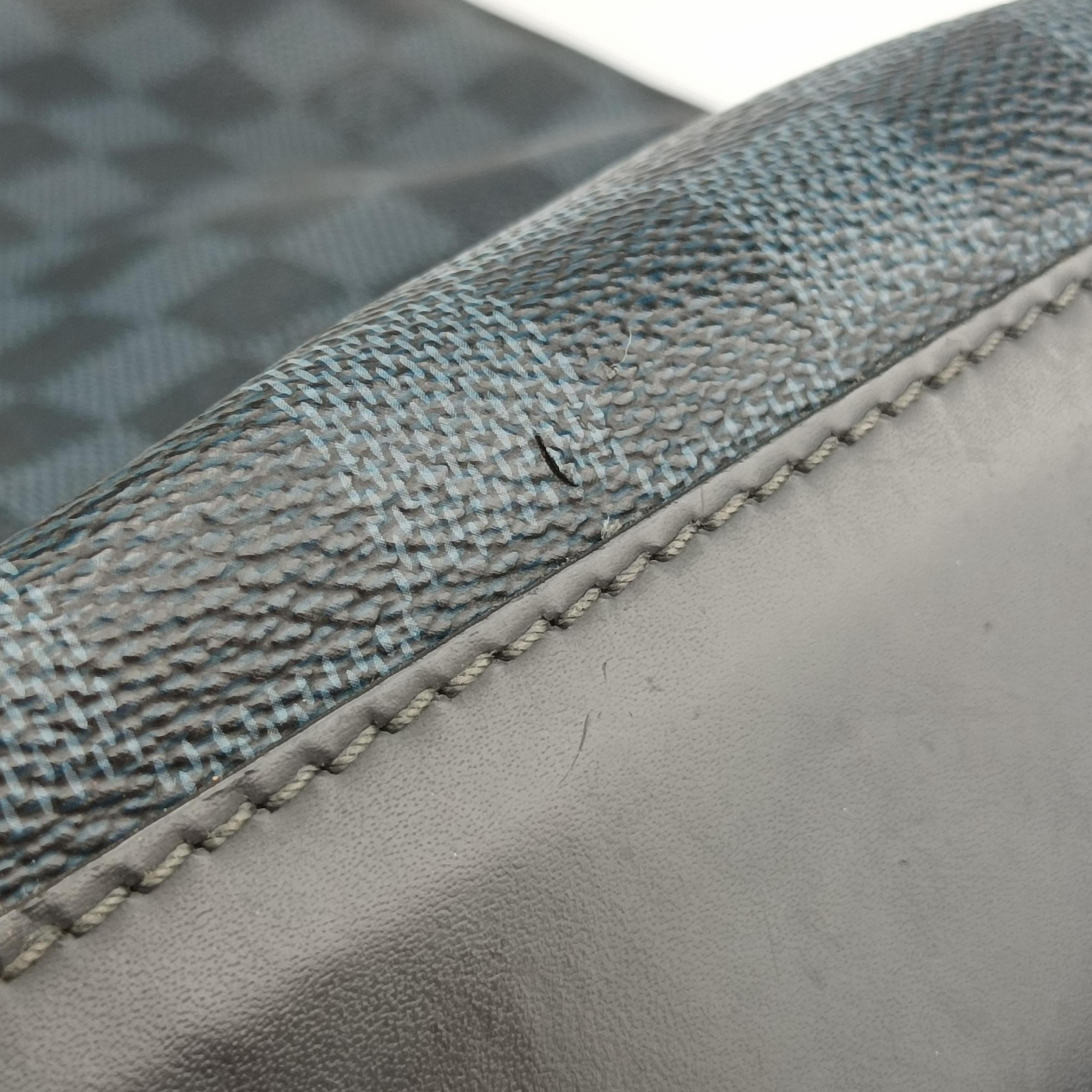 Vintage Louis Vuitton Cabas joule Navy Damier Cobalt N42223 handbag | stylenewstar