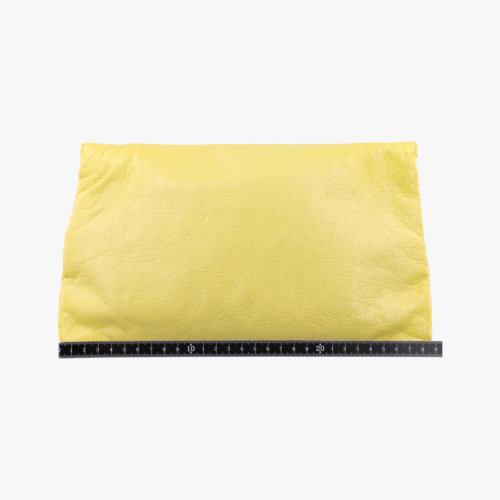 Pre-owned Balenciaga Envelop Yellow lambskin  shoulderbag | stylenewstar