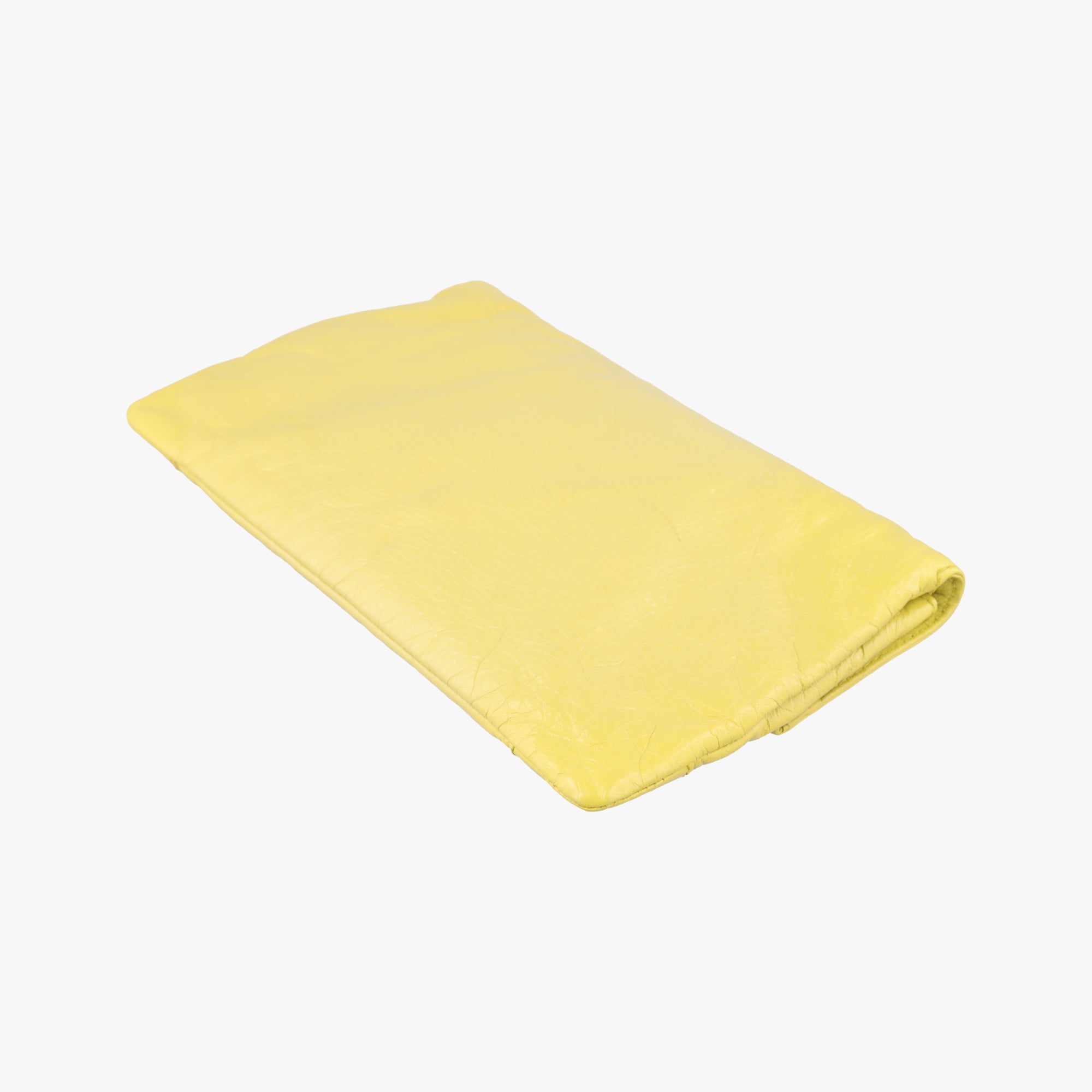 Pre-owned Balenciaga Envelop Yellow lambskin  shoulderbag | stylenewstar