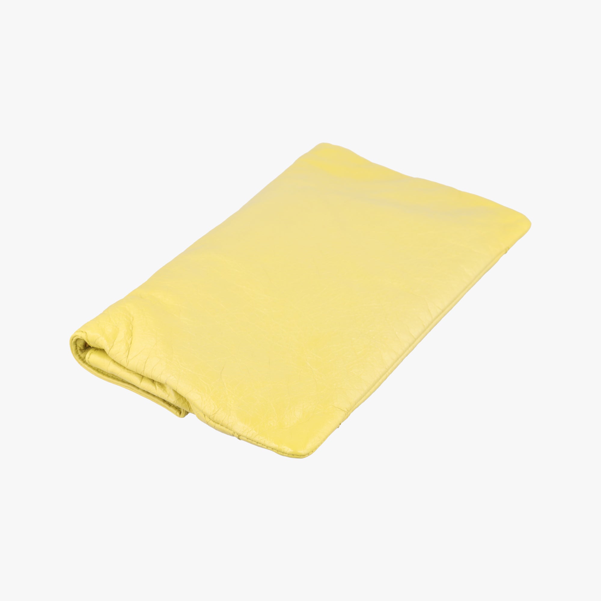 Pre-owned Balenciaga Envelop Yellow lambskin  shoulderbag | stylenewstar