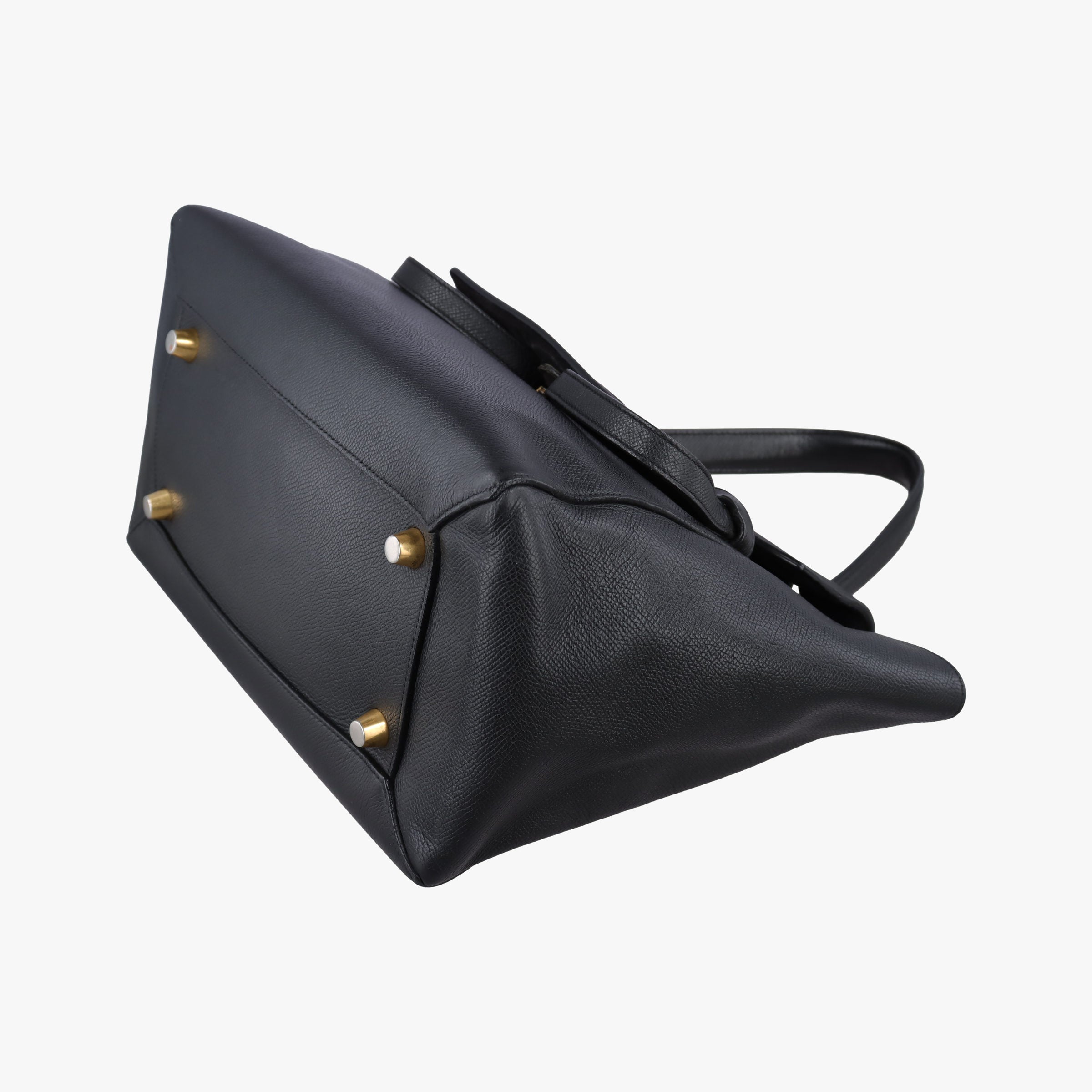 Pre-owned Celine Belt bag mini Black Leather  shoulderbag | stylenewstar