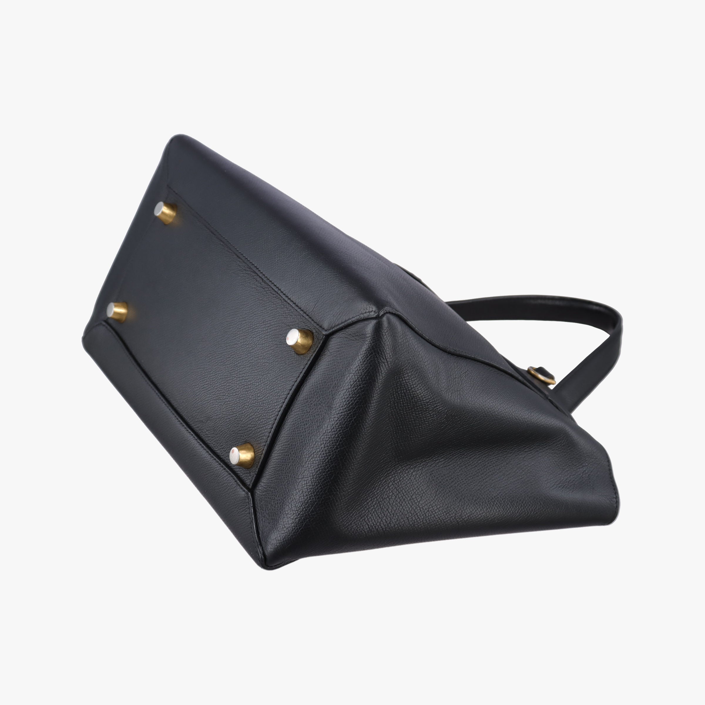 Pre-owned Celine Belt bag mini Black Leather  shoulderbag | stylenewstar