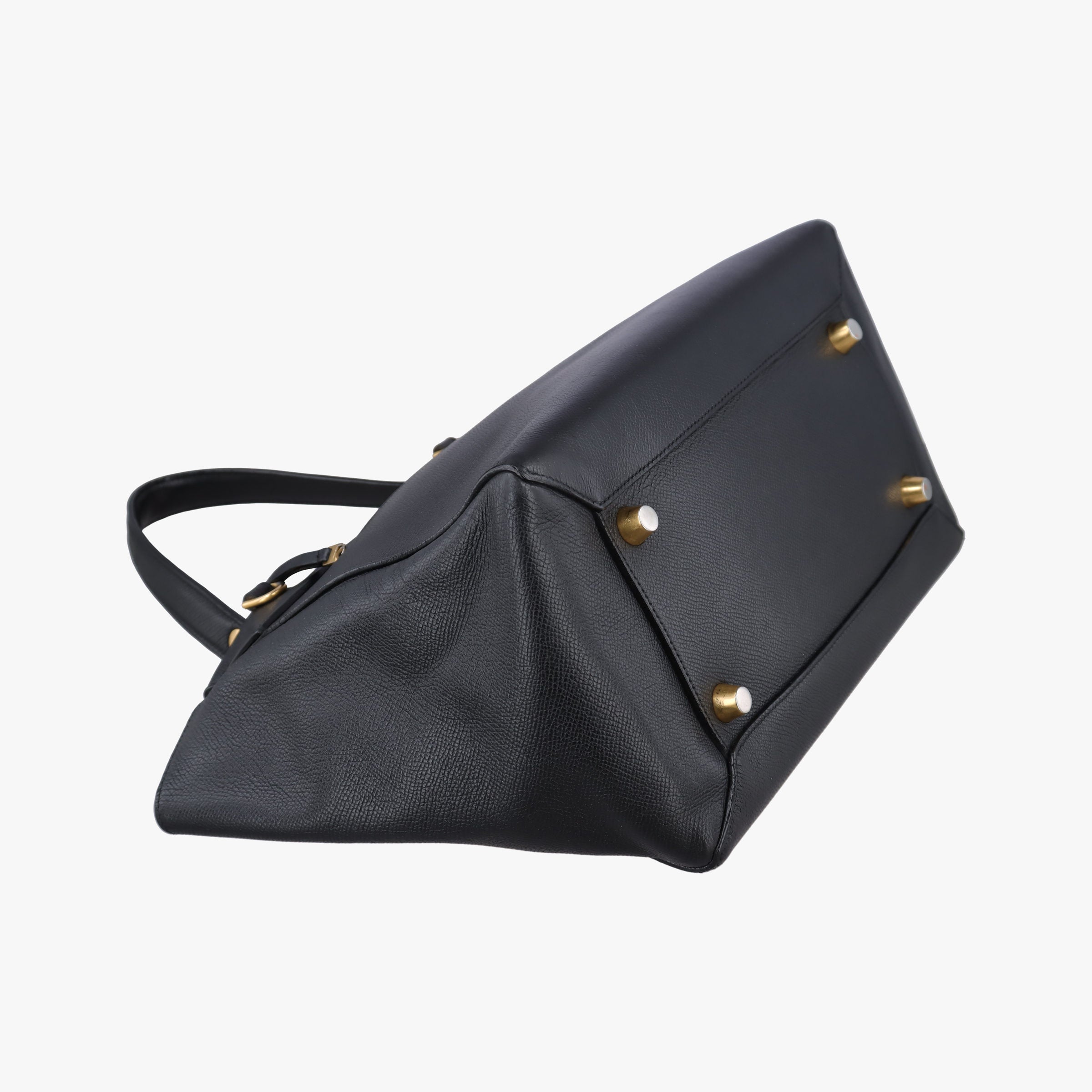 Pre-owned Celine Belt bag mini Black Leather  shoulderbag | stylenewstar
