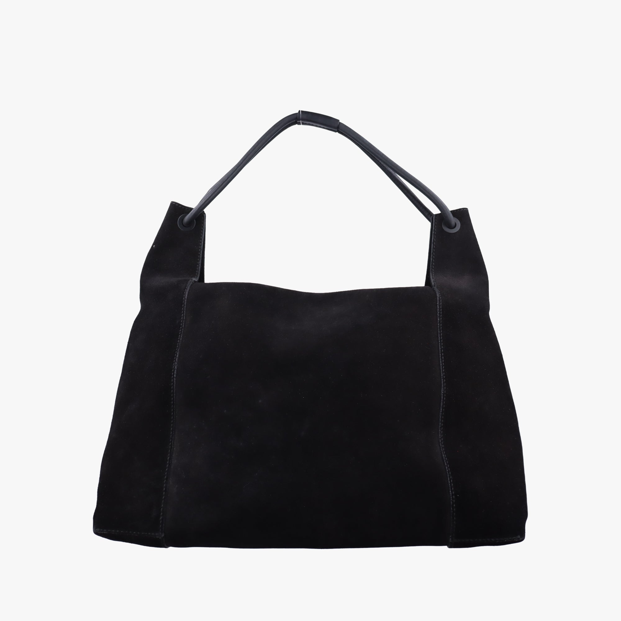 Pre-owned Gucci Hobo Black Suede 101292 shoulderbag | stylenewstar