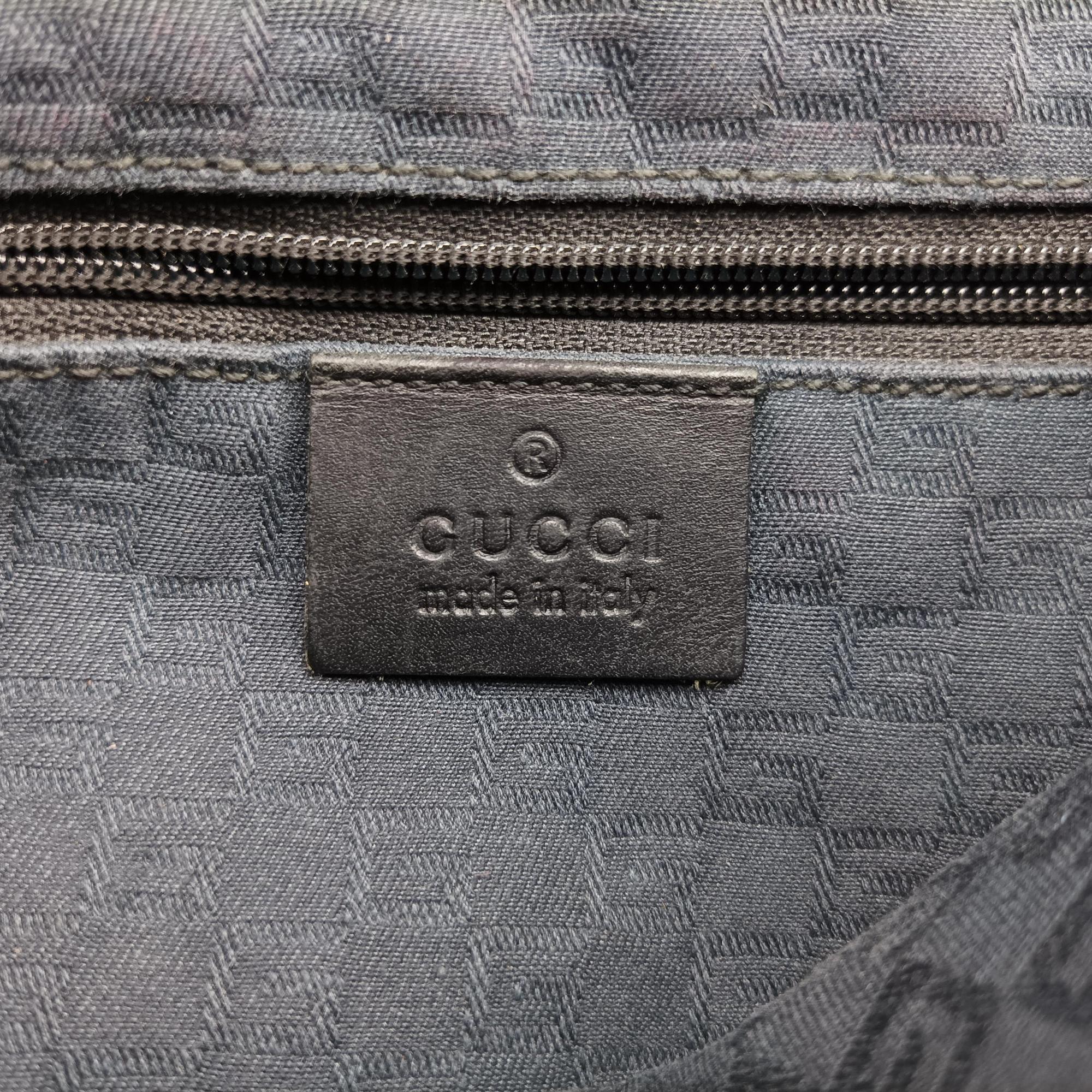 Pre-owned Gucci Hobo Black Suede 101292 shoulderbag | stylenewstar