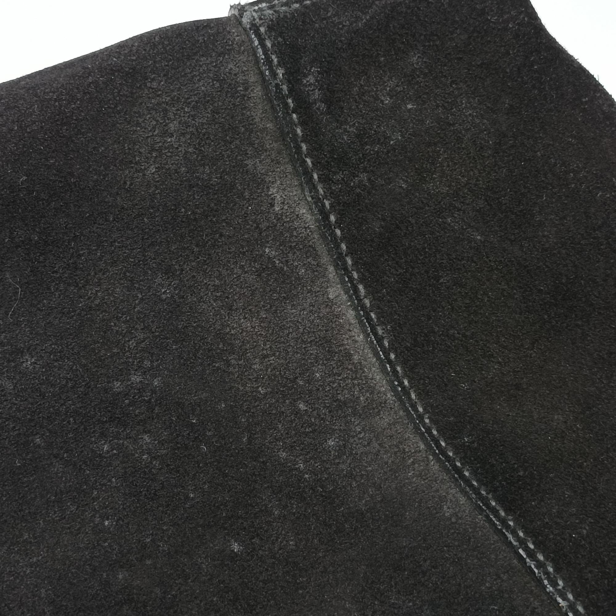 Pre-owned Gucci Hobo Black Suede 101292 shoulderbag | stylenewstar