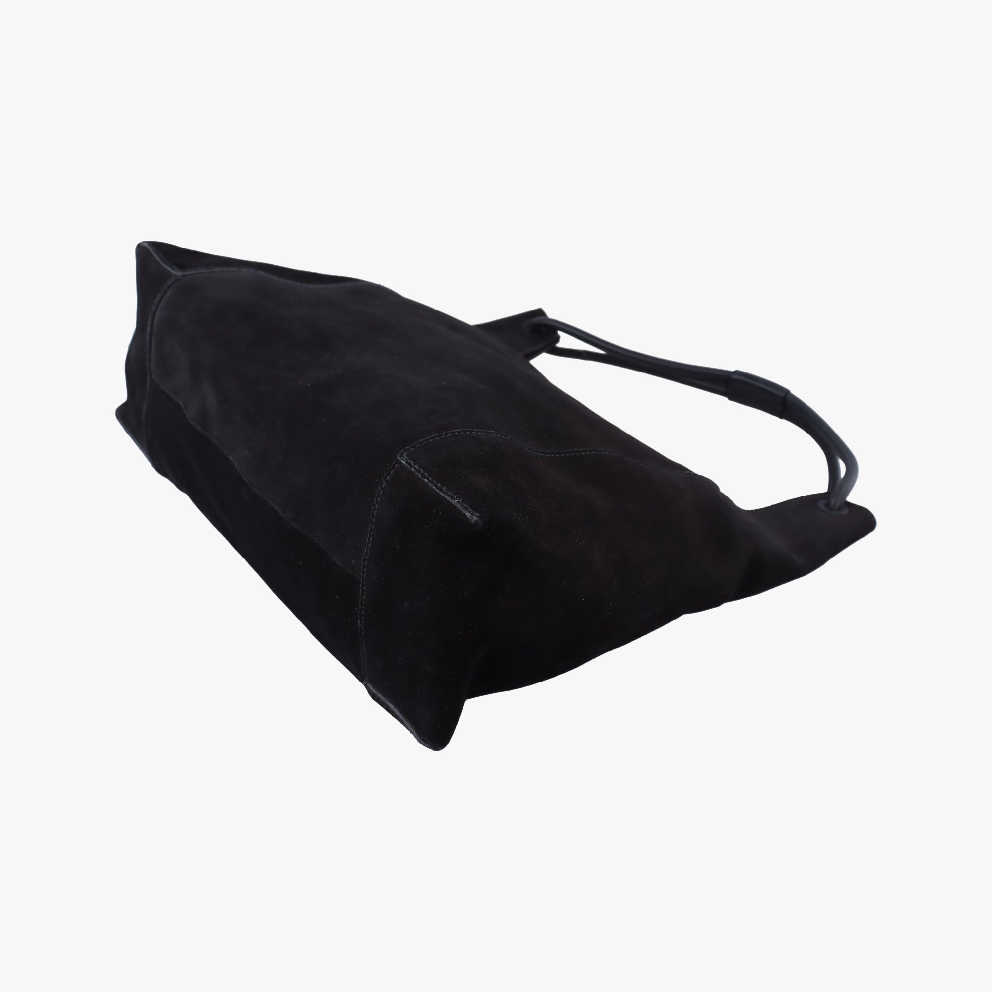 Pre-owned Gucci Hobo Black Suede 101292 shoulderbag | stylenewstar
