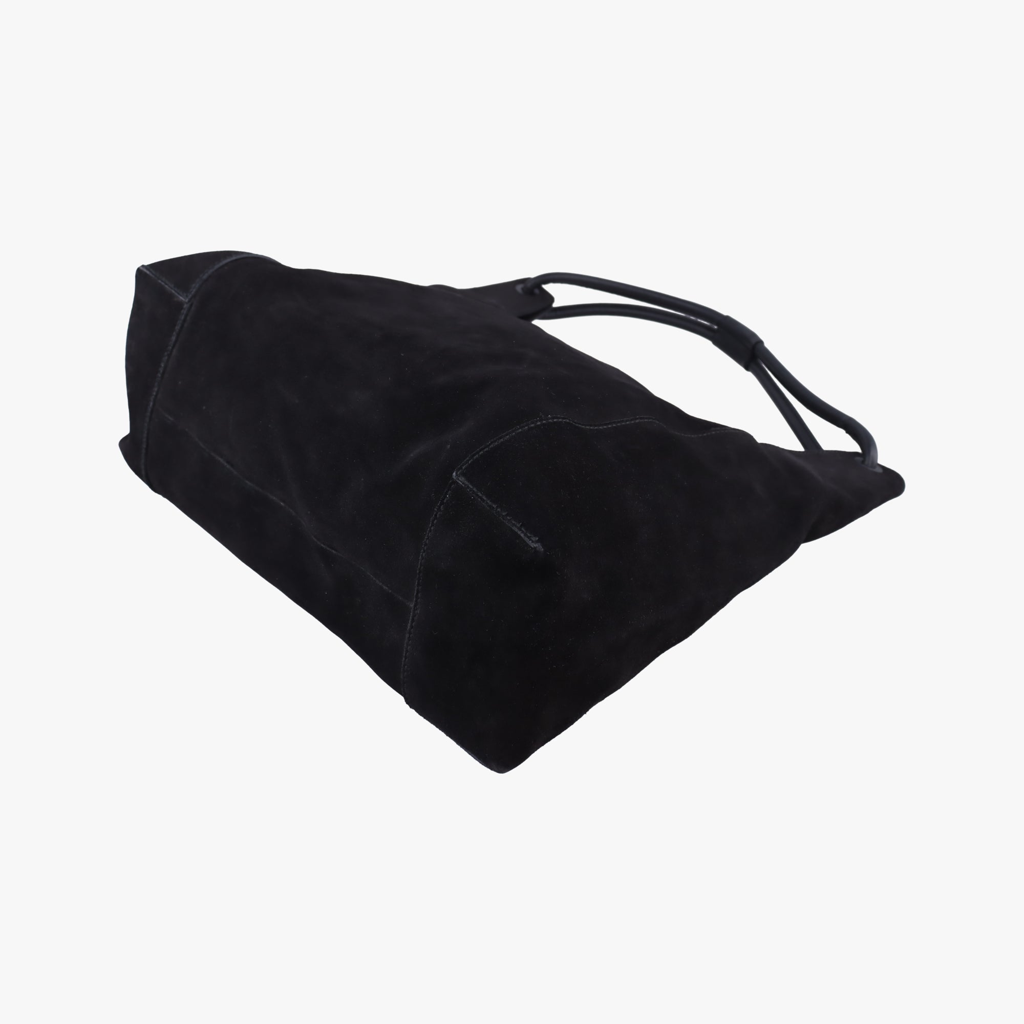 Pre-owned Gucci Hobo Black Suede 101292 shoulderbag | stylenewstar
