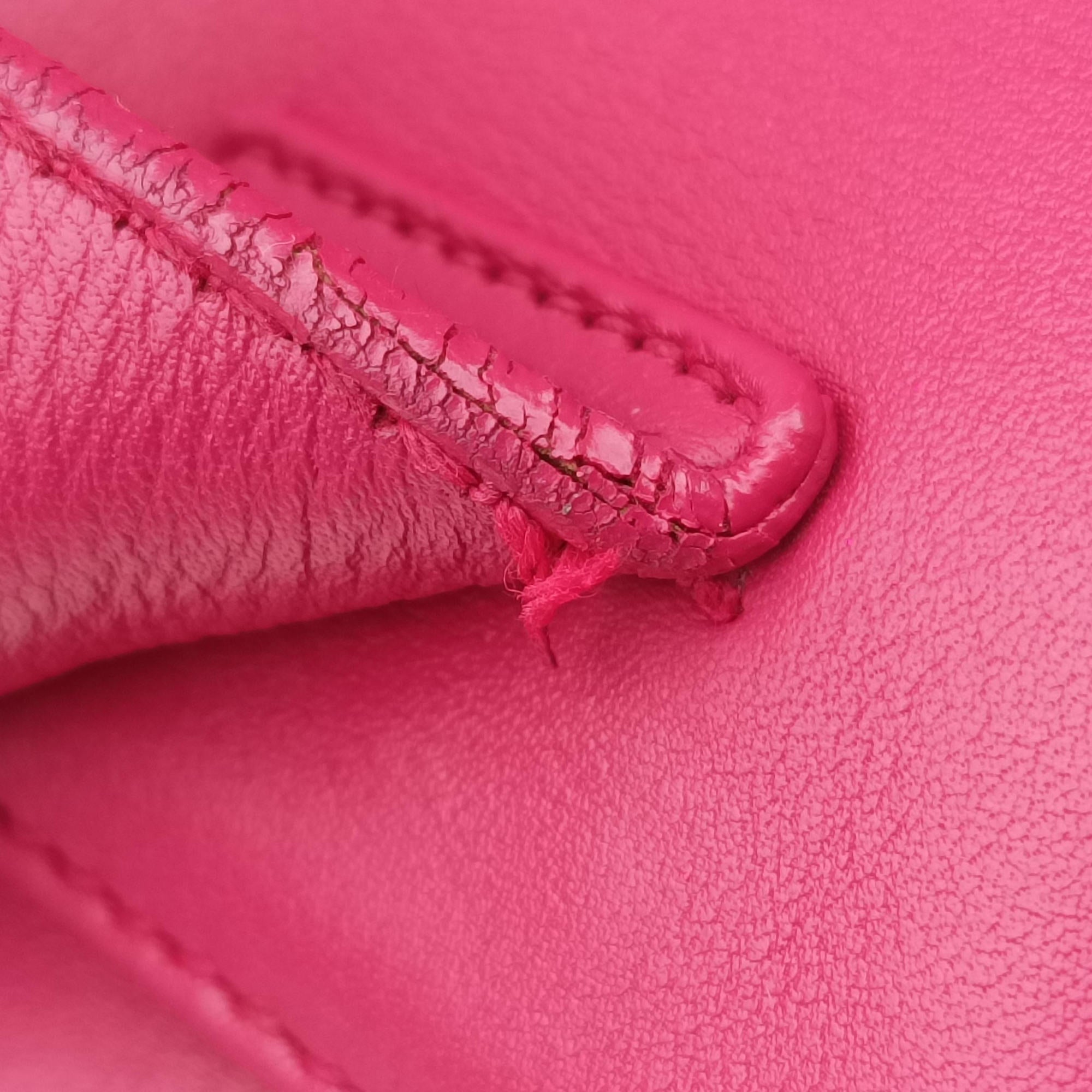 Secondhand Yves Saint Laurent Y Ligne Petit Cabas Rose Leather 311210 shoulderbag | stylenewstar