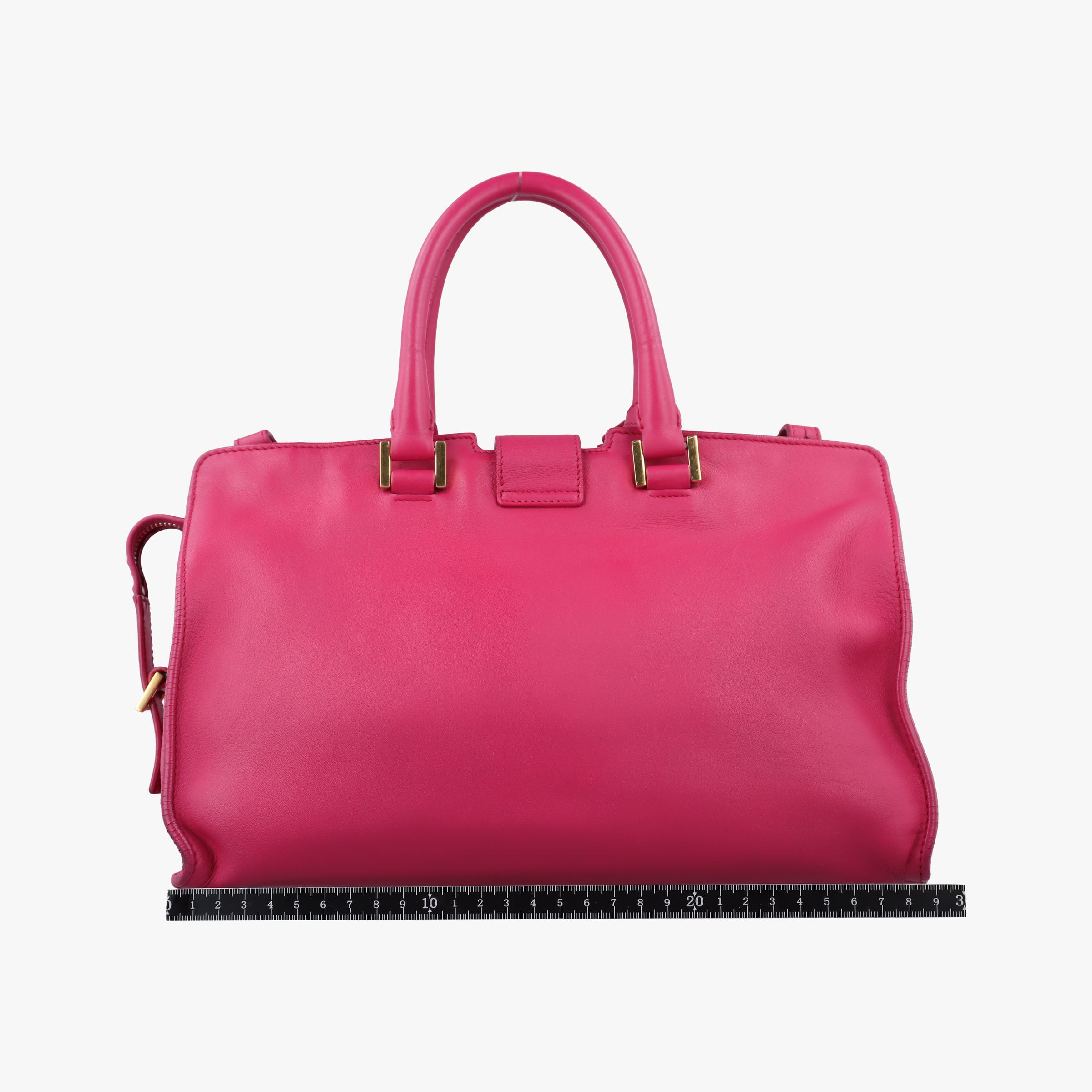 Secondhand Yves Saint Laurent Y Ligne Petit Cabas Rose Leather 311210 shoulderbag | stylenewstar