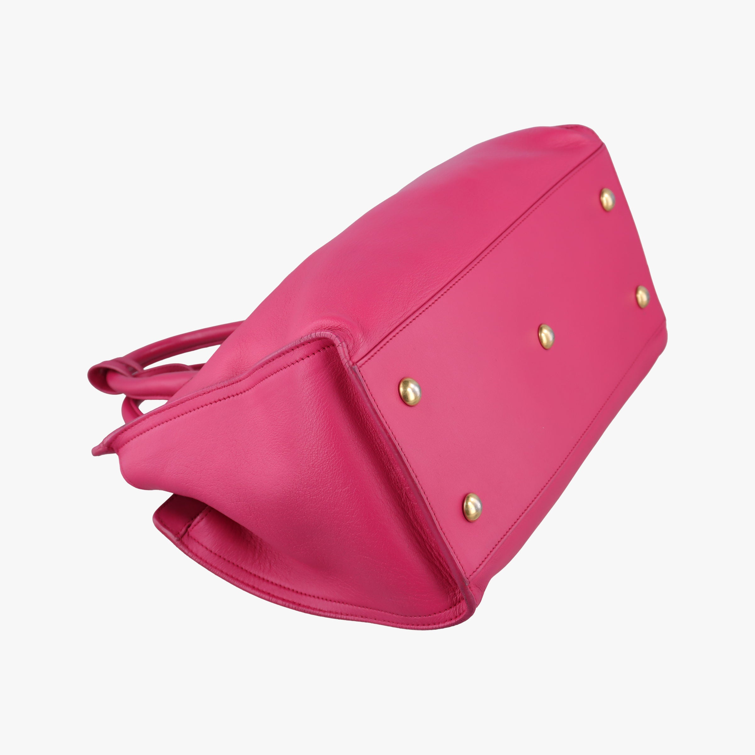 Secondhand Yves Saint Laurent Y Ligne Petit Cabas Rose Leather 311210 shoulderbag | stylenewstar