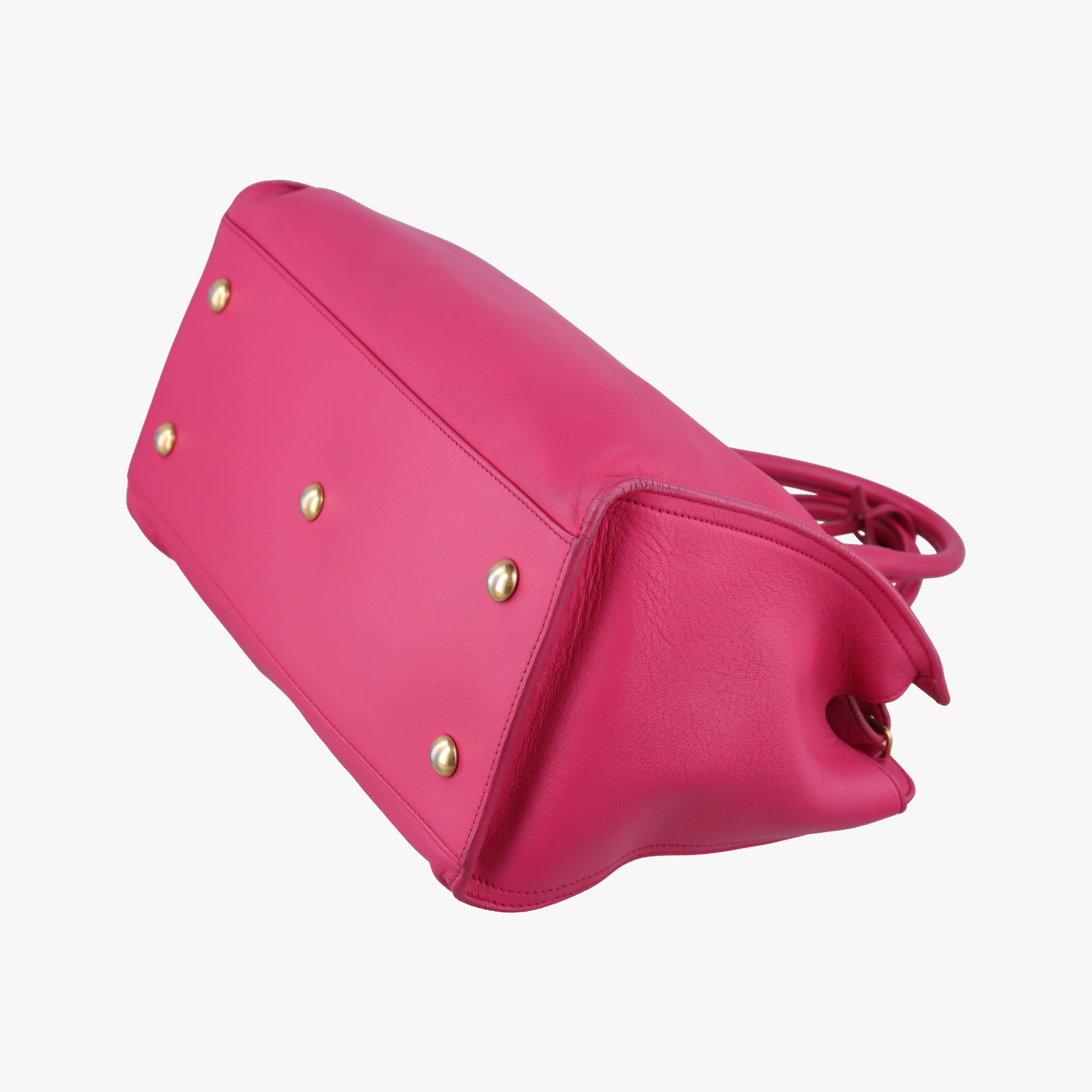 Secondhand Yves Saint Laurent Y Ligne Petit Cabas Rose Leather 311210 shoulderbag | stylenewstar