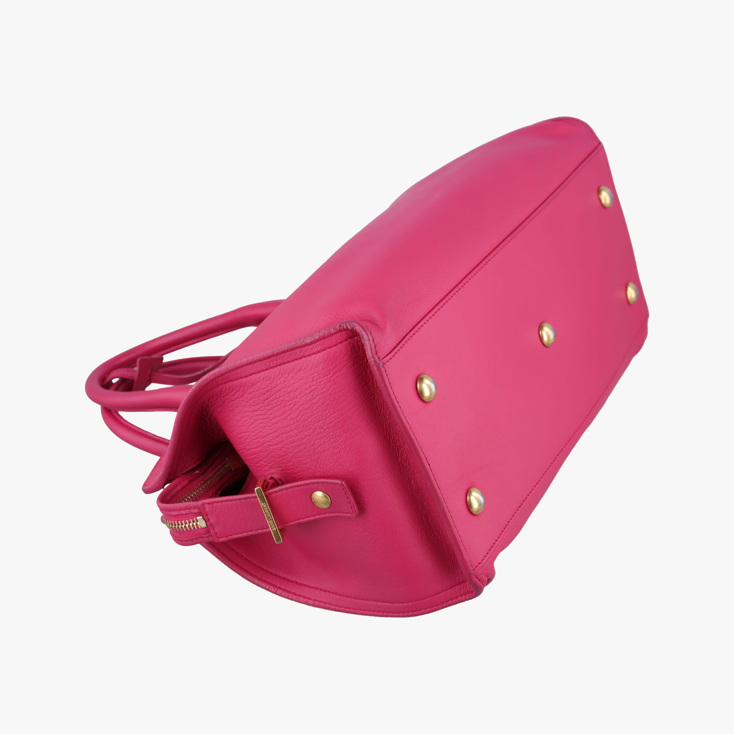 Secondhand Yves Saint Laurent Y Ligne Petit Cabas Rose Leather 311210 shoulderbag | stylenewstar