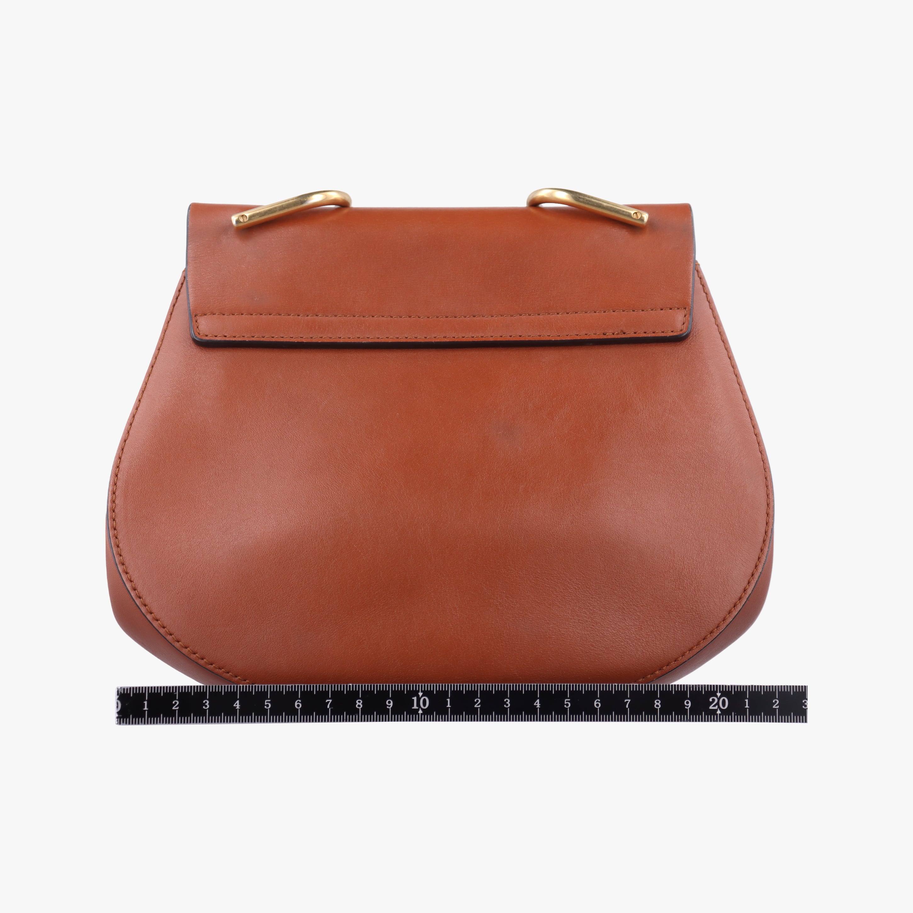 Pre-owned Chloe DREW Orange Leather×suede  shoulderbag | stylenewstar