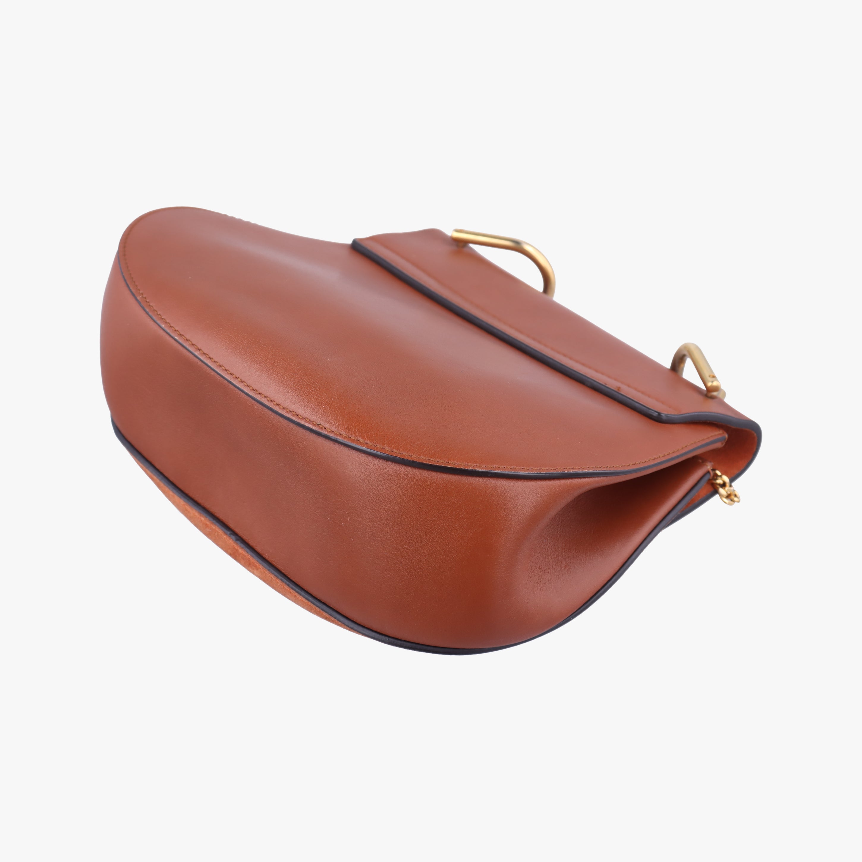 Pre-owned Chloe DREW Orange Leather×suede  shoulderbag | stylenewstar