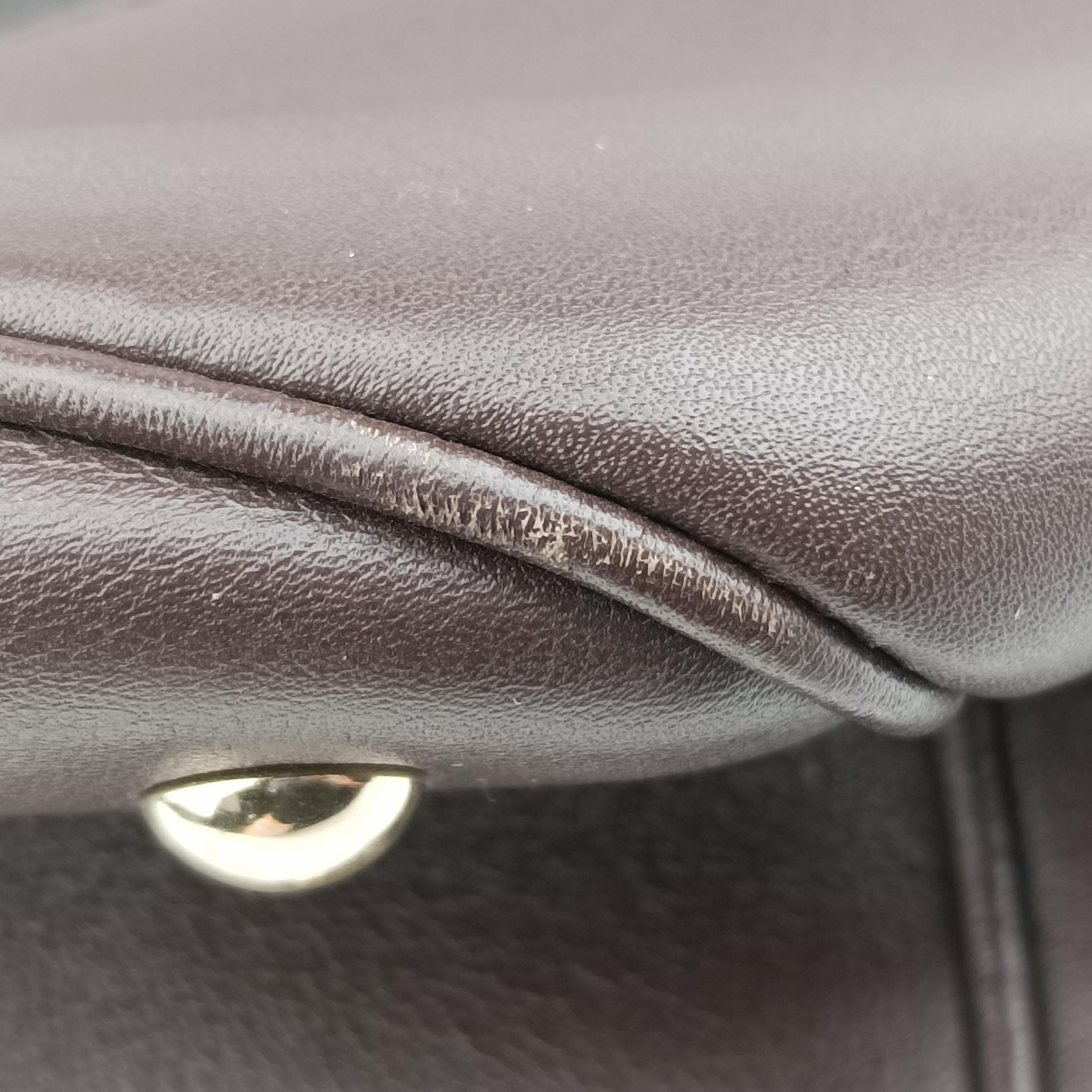 Pre-owned Gucci Microguccissima Brown PVC coated canvas 309616 handbag | stylenewstar