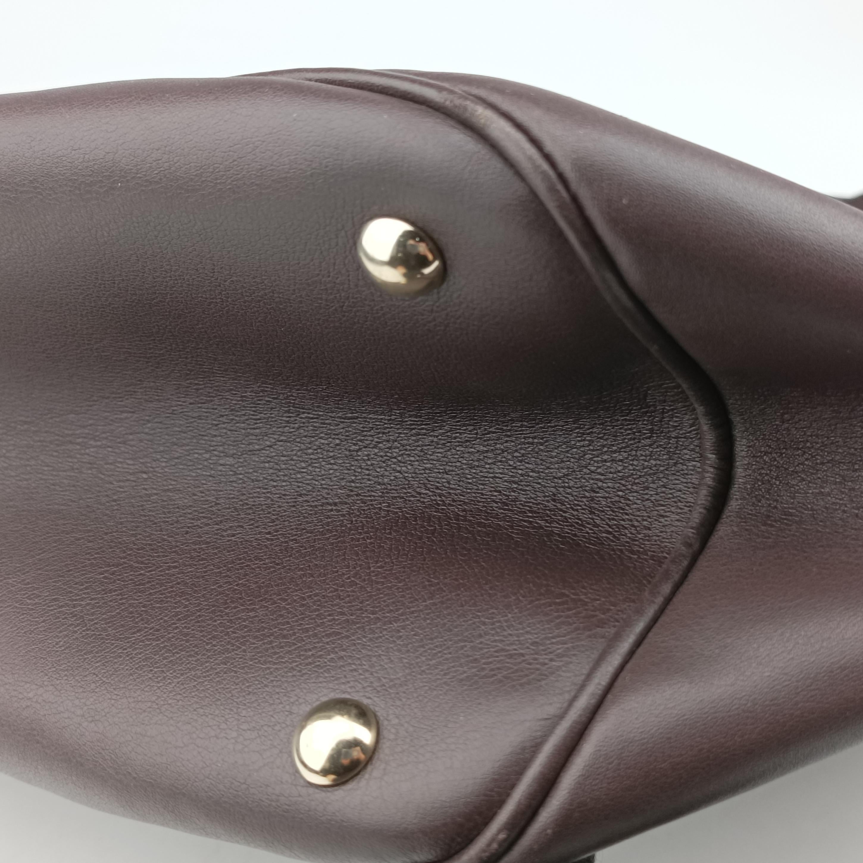 Pre-owned Gucci Microguccissima Brown PVC coated canvas 309616 handbag | stylenewstar