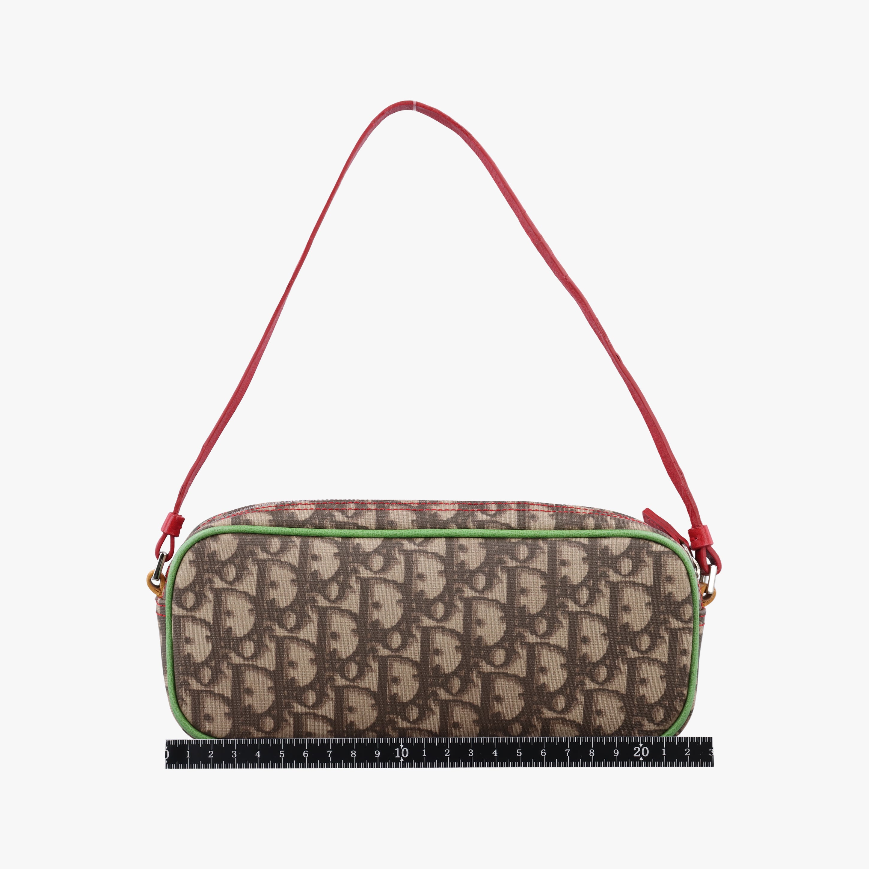 Pre-owned Christian Dior Trotter Rasta beige×Multicolour PVC Canvas×Leather  handbag | stylenewstar