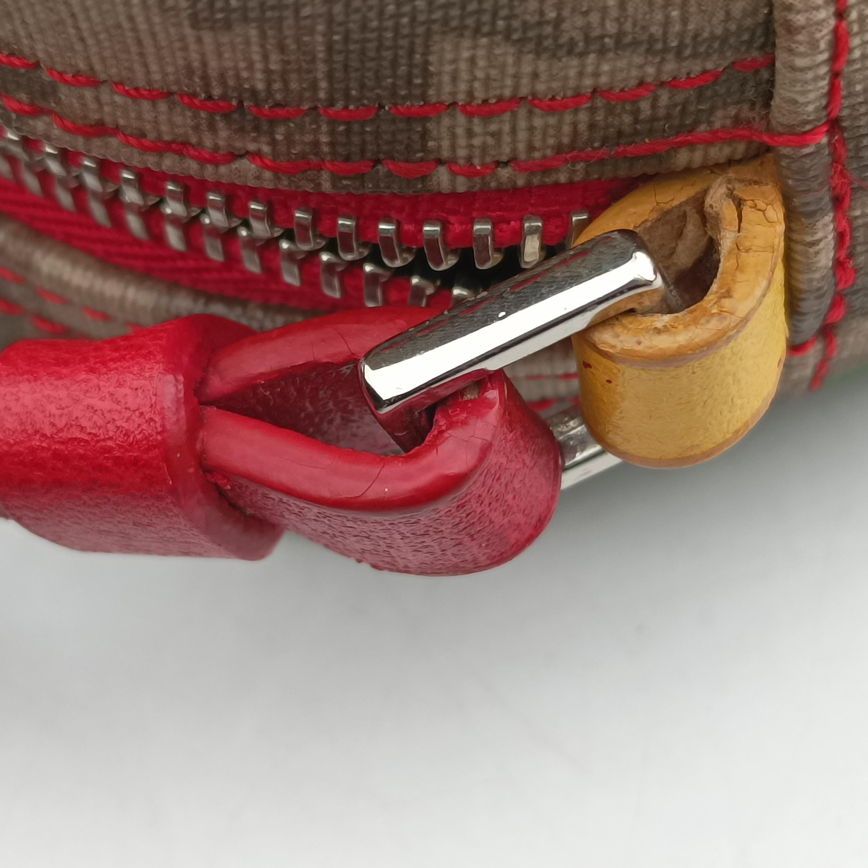 Pre-owned Christian Dior Trotter Rasta beige×Multicolour PVC Canvas×Leather  handbag | stylenewstar
