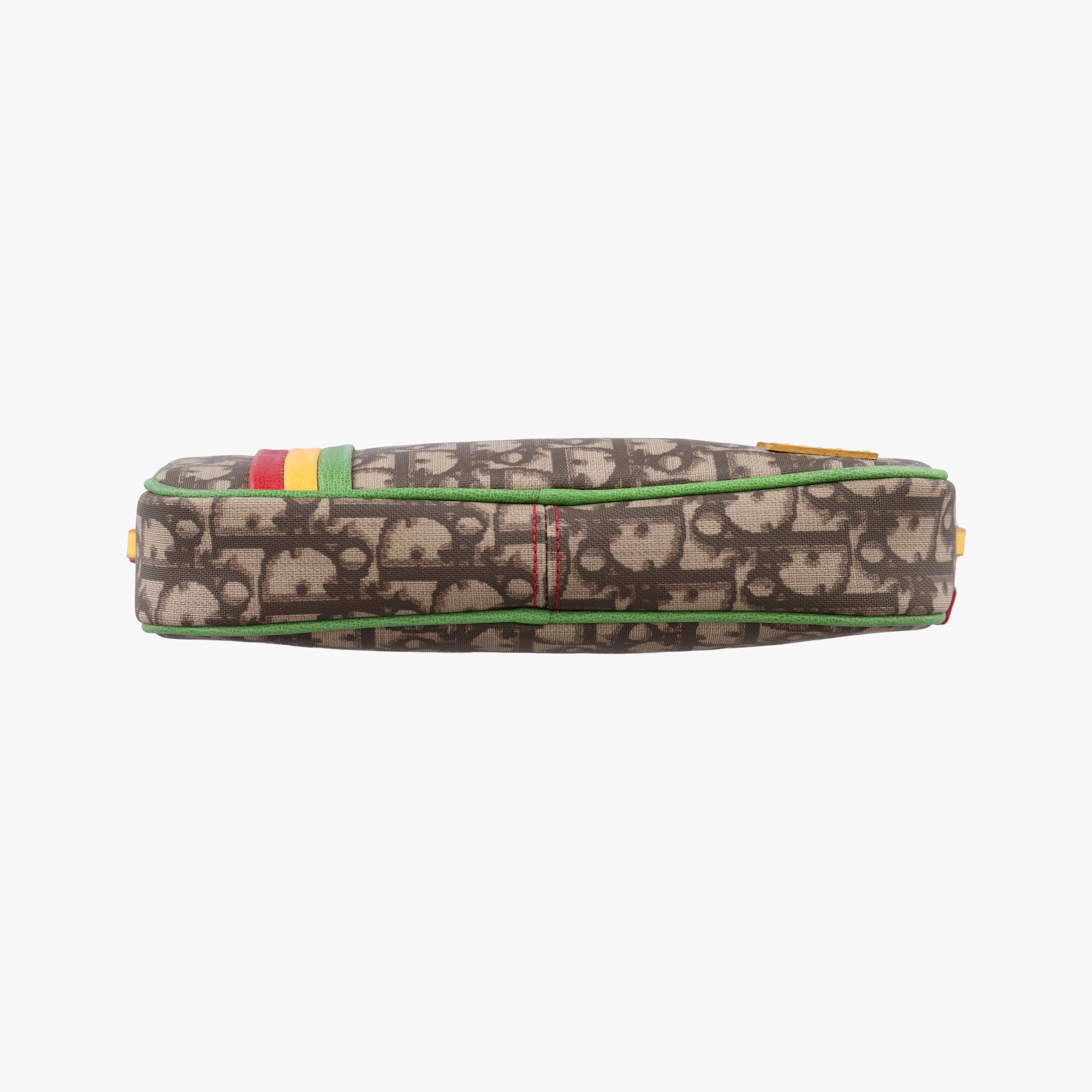 Pre-owned Christian Dior Trotter Rasta beige×Multicolour PVC Canvas×Leather  handbag | stylenewstar